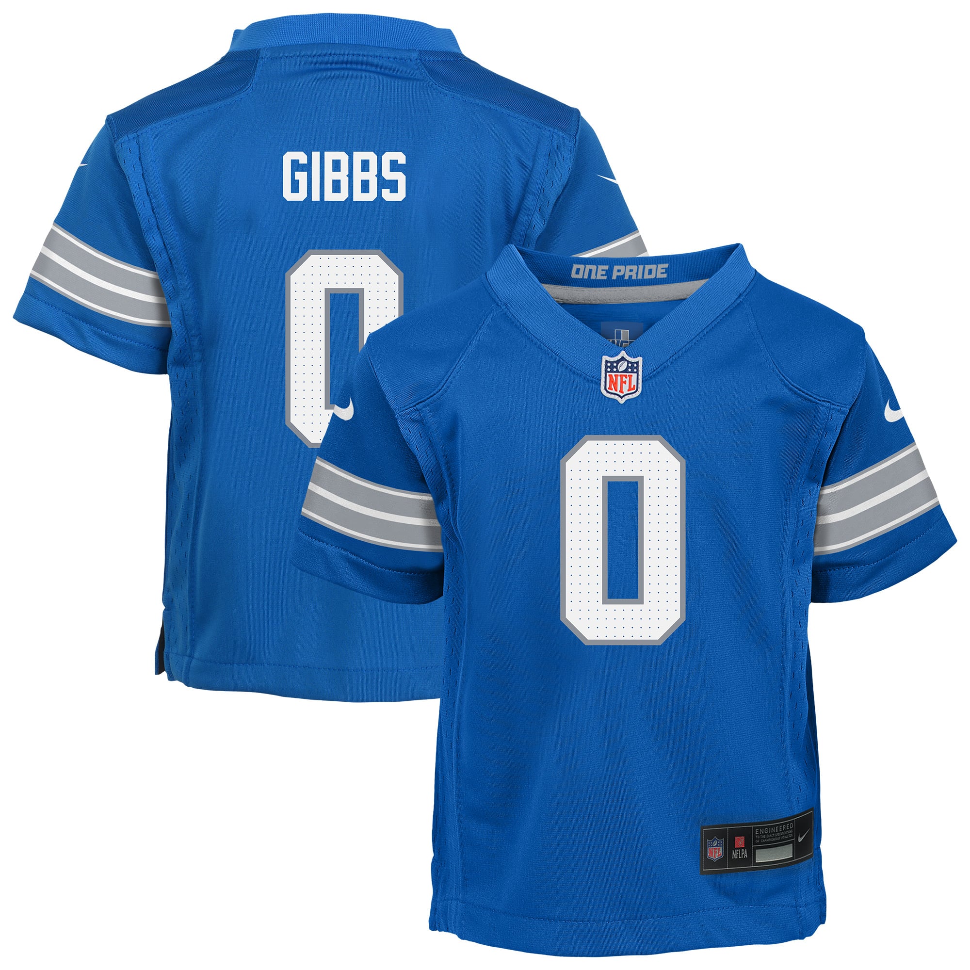 Jahmyr Gibbs Detroit Lions Preschool Team Player Game Jersey - Blue