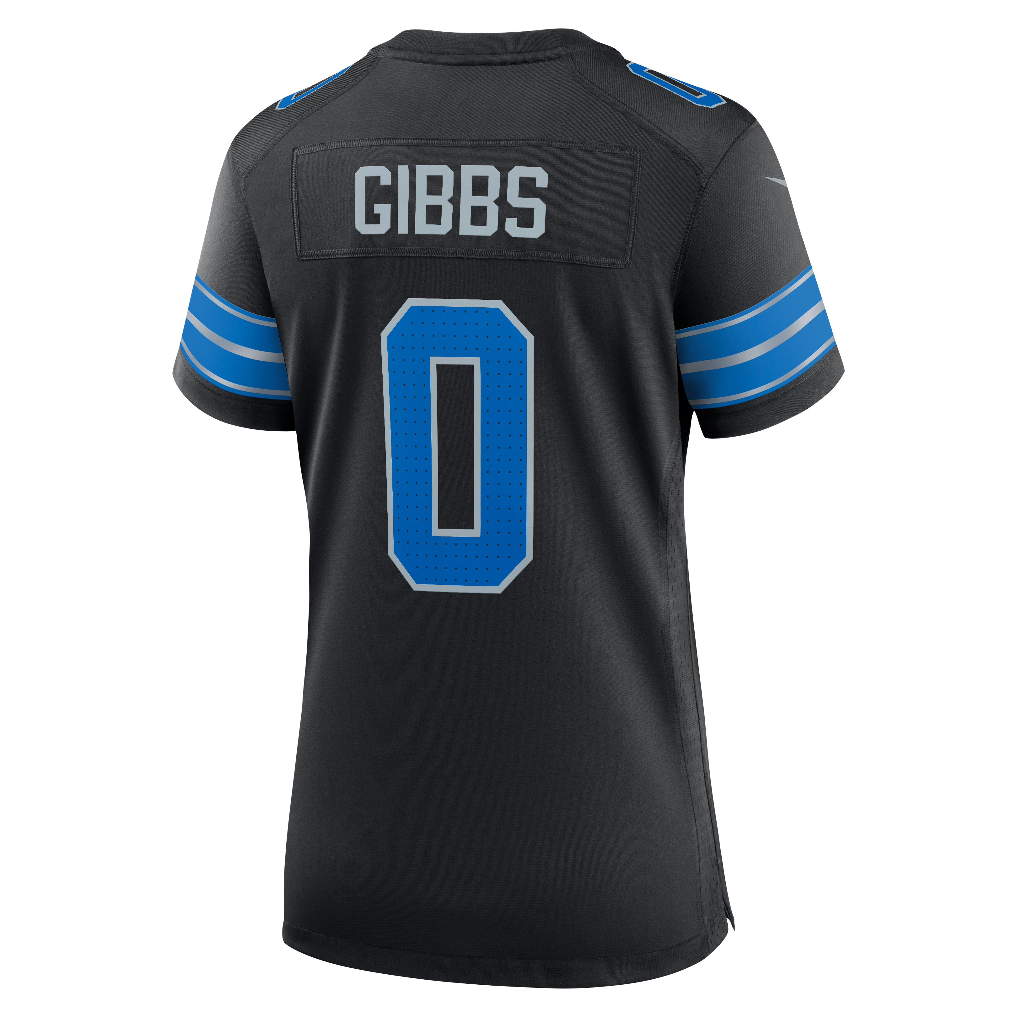 Jahmyr Gibbs Detroit Lions Women's 2nd Alternate Game Player Jersey - Black - Image 9