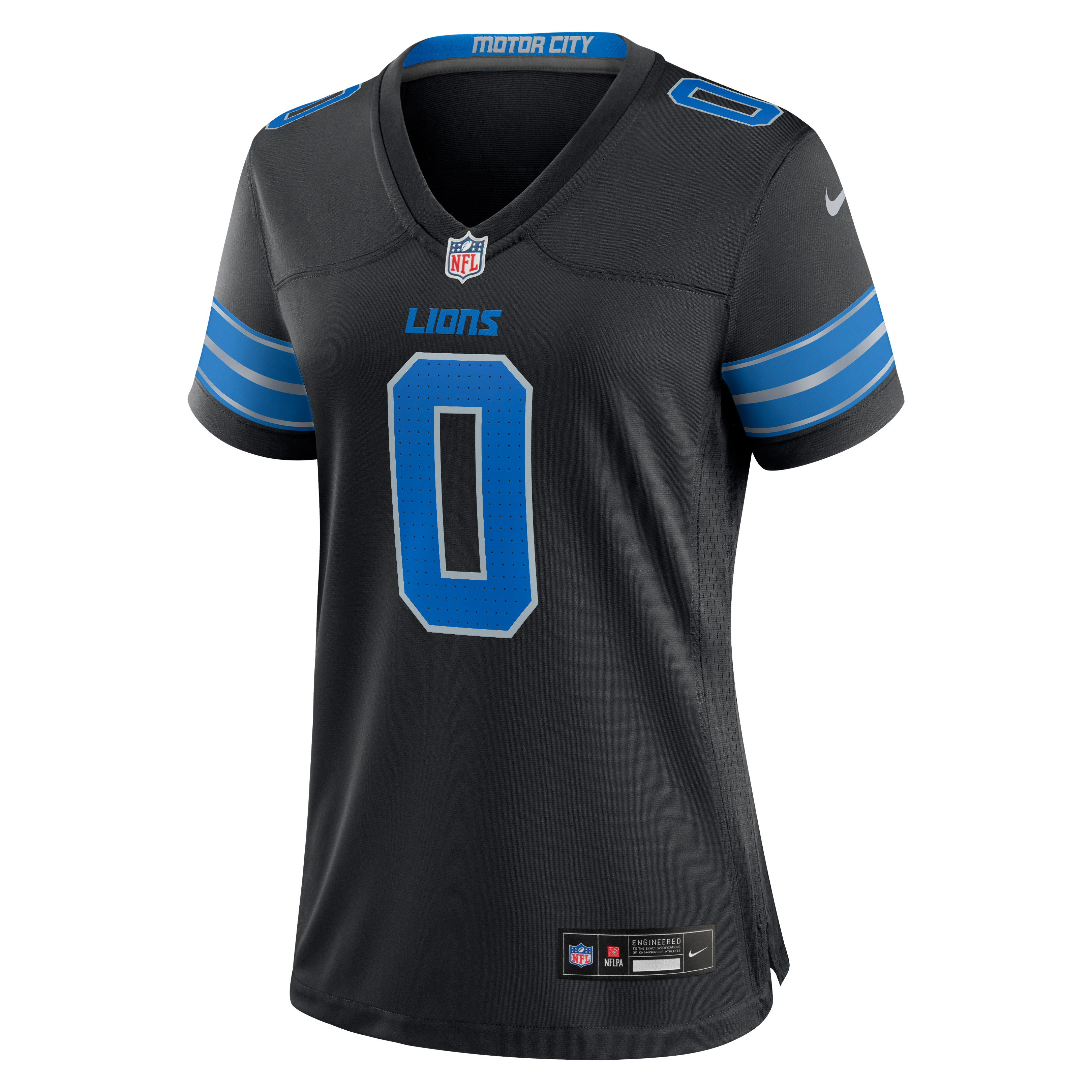 Jahmyr Gibbs Detroit Lions Women's 2nd Alternate Game Player Jersey - Black - Image 8
