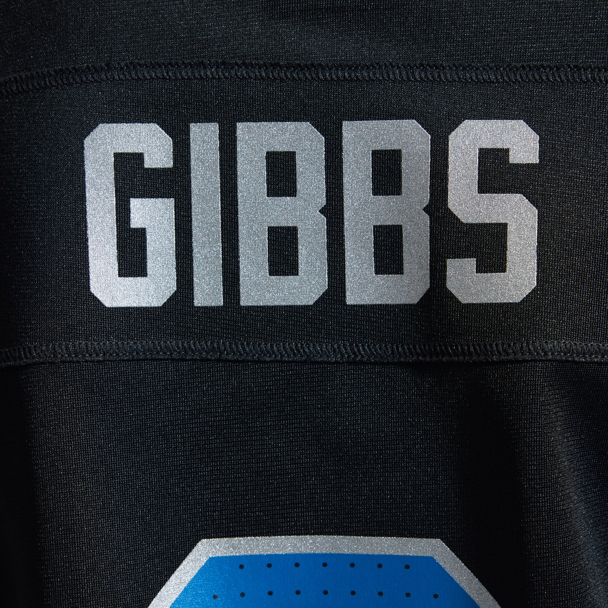 Jahmyr Gibbs Detroit Lions Women's 2nd Alternate Game Player Jersey - Black - Image 13