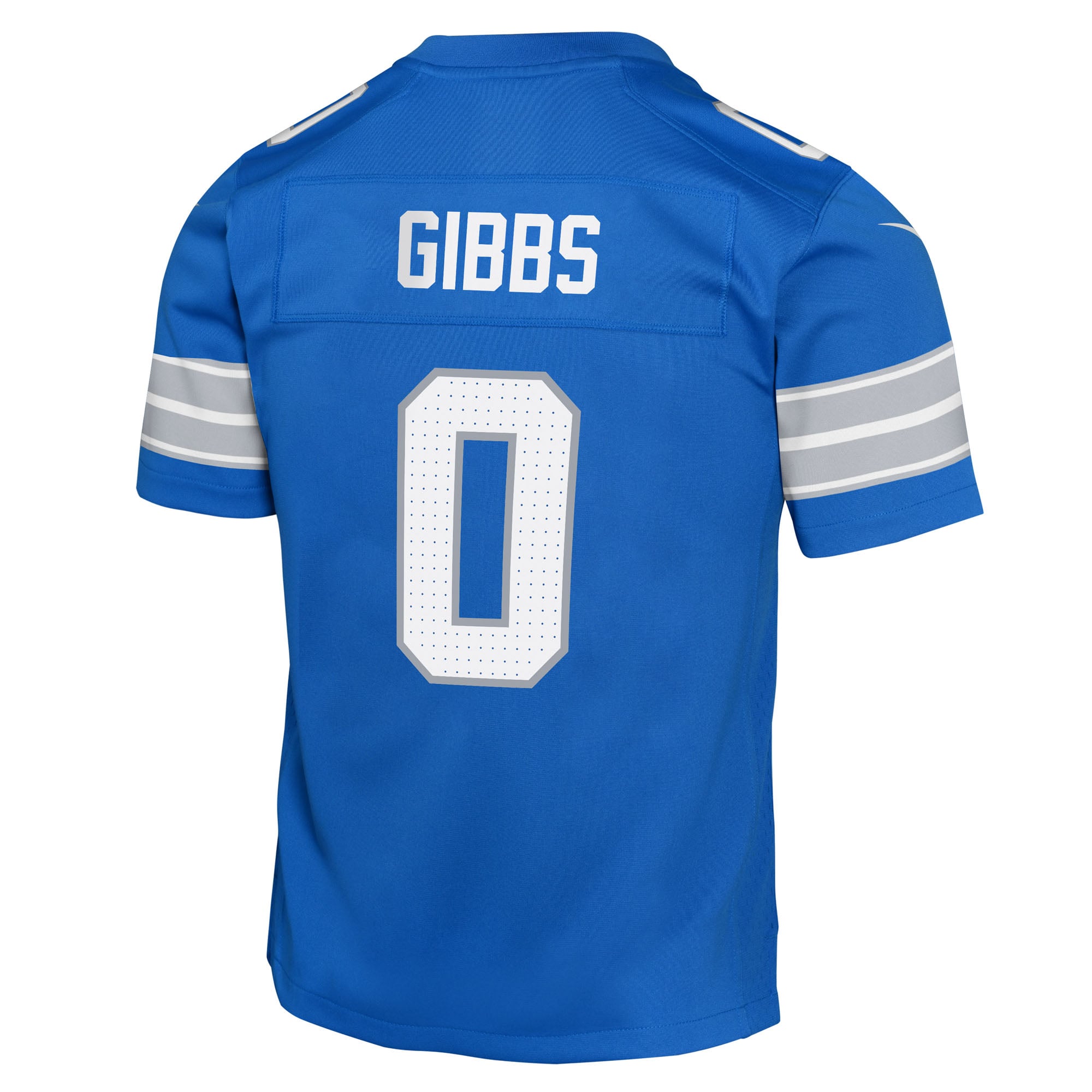 Jahmyr Gibbs Detroit Lions Youth Game Jersey - Blue - Image 4