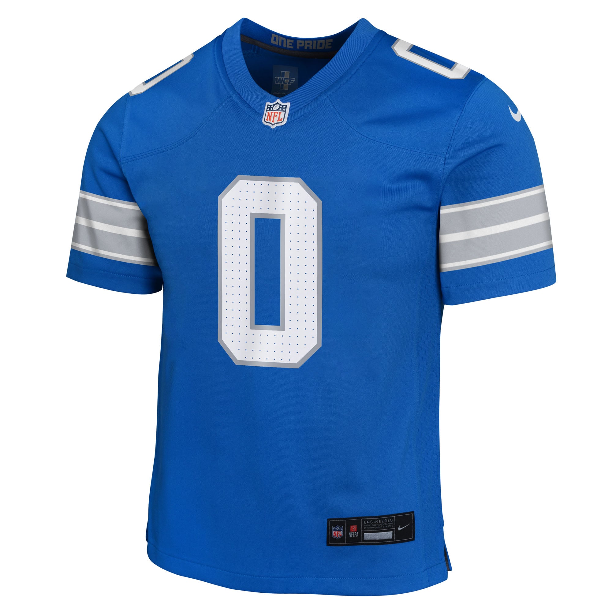 Jahmyr Gibbs Detroit Lions Youth Game Jersey - Blue - Image 3