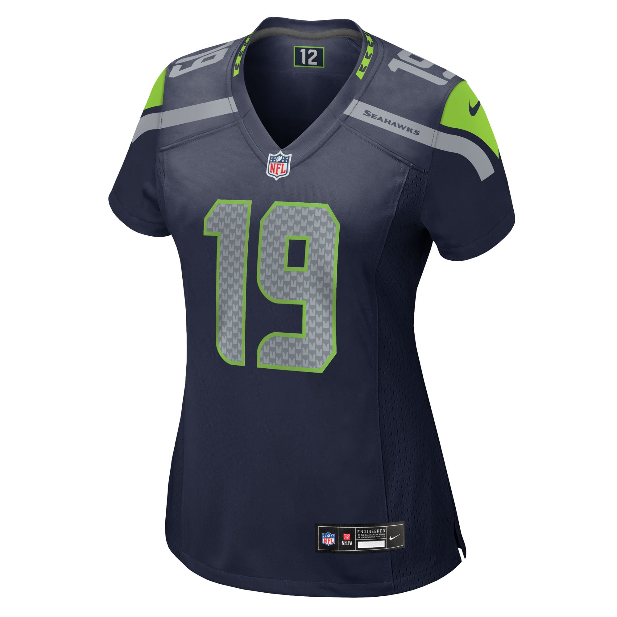 Jake Bobo Seattle Seahawks Women's Team Game Jersey - College Navy - Image 3