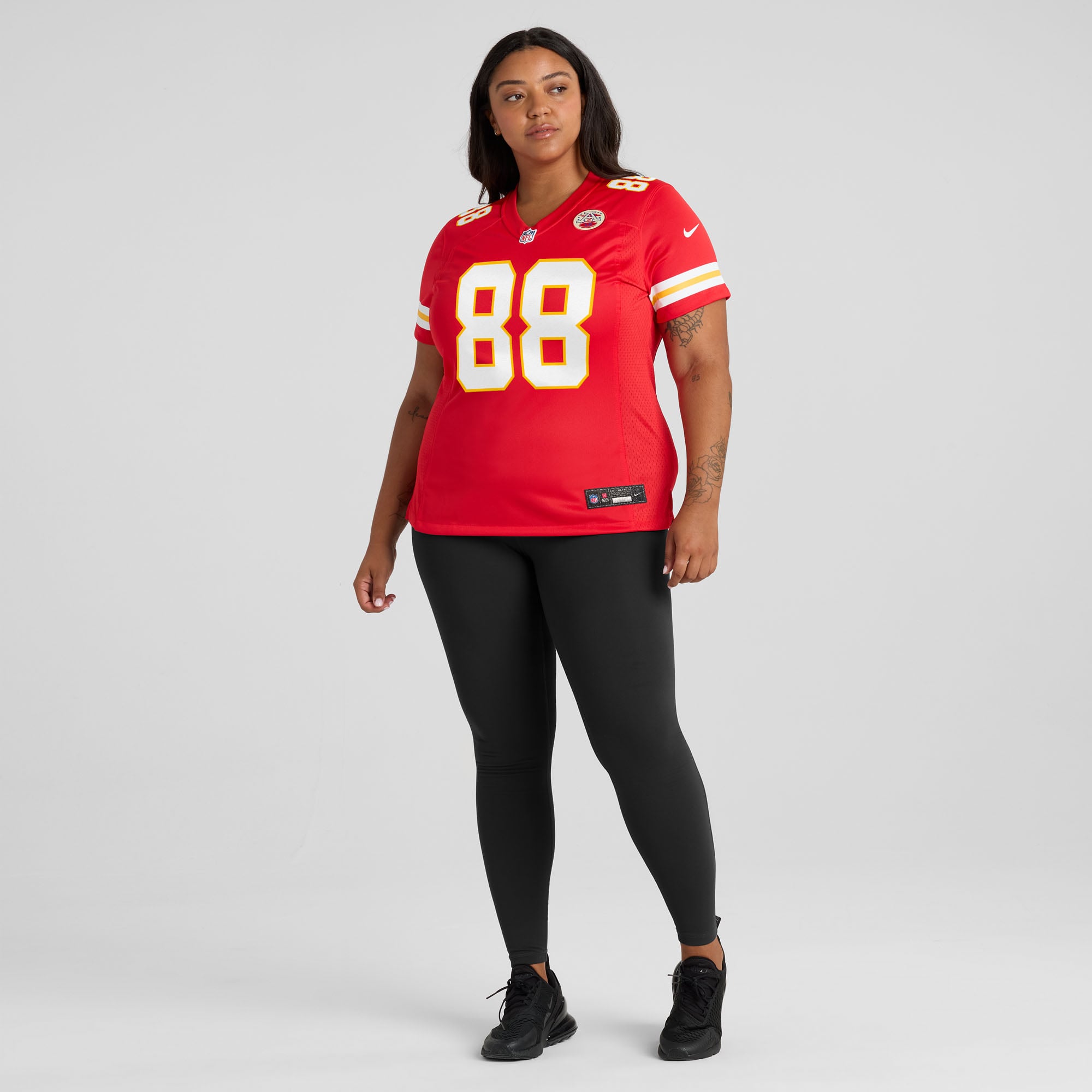 Jake Briningstool Kansas City Chiefs Women's Team Game Jersey - Red - Image 7