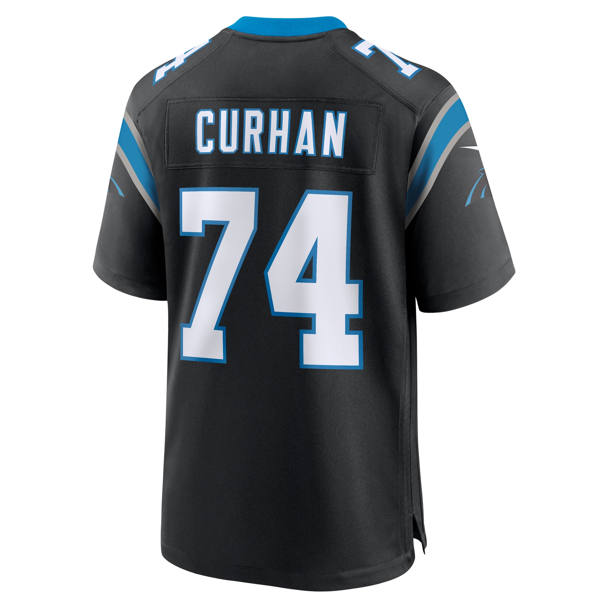 Jake Curhan Carolina Panthers Team Game Jersey - Black - Image 4