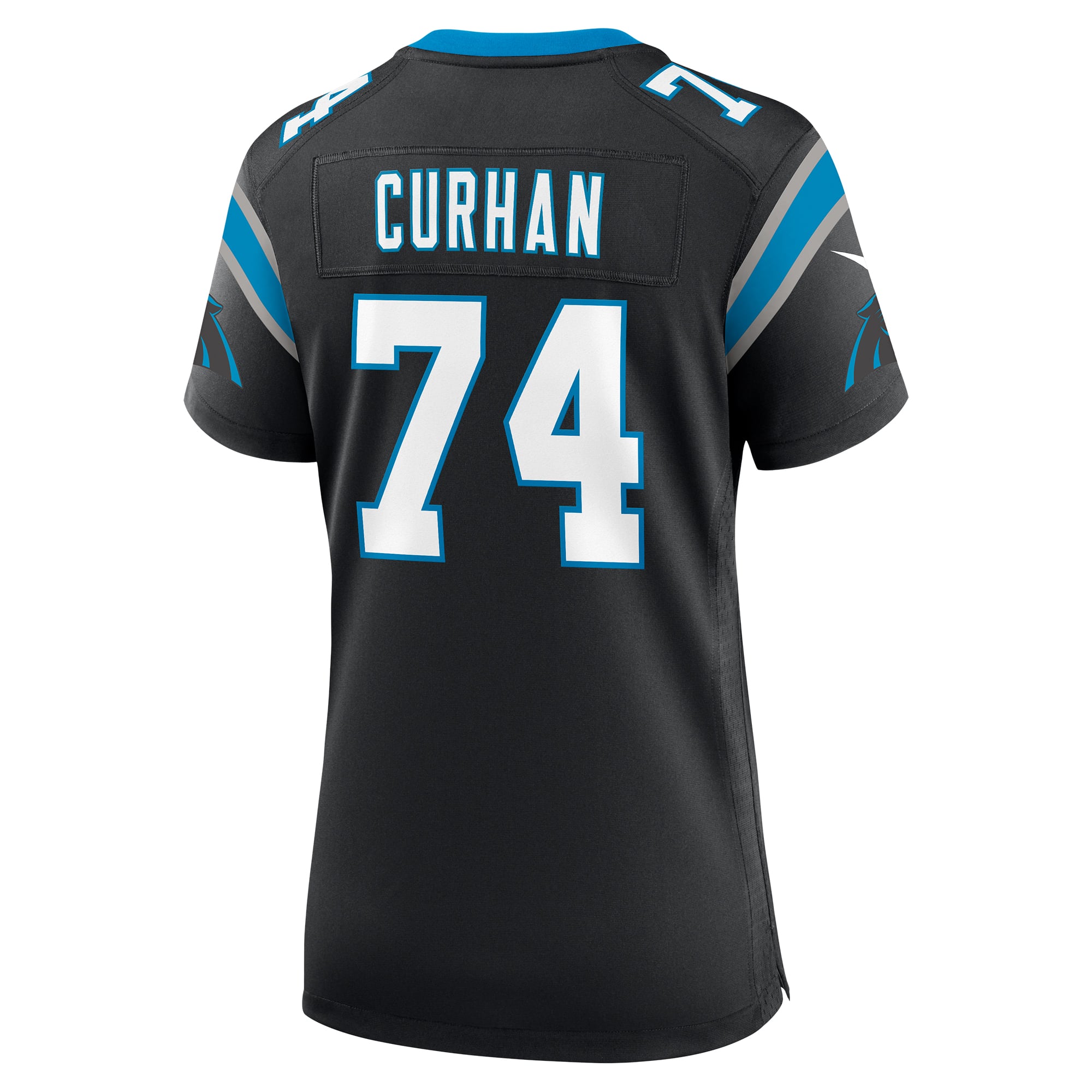 Jake Curhan Carolina Panthers Women's Team Game Jersey - Black - Image 4