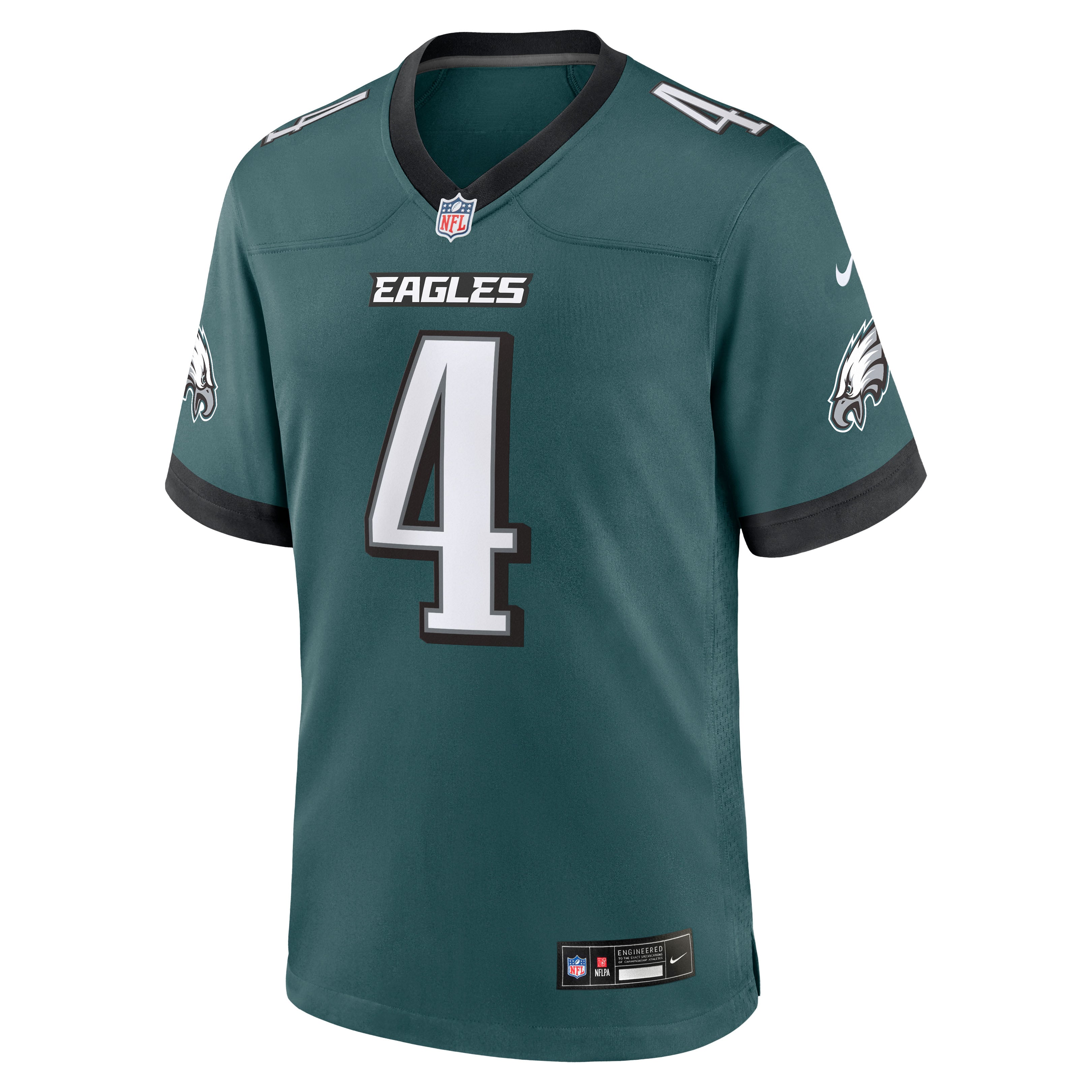 Jake Elliott Philadelphia Eagles Team Game Jersey - Midnight Green - Image 3