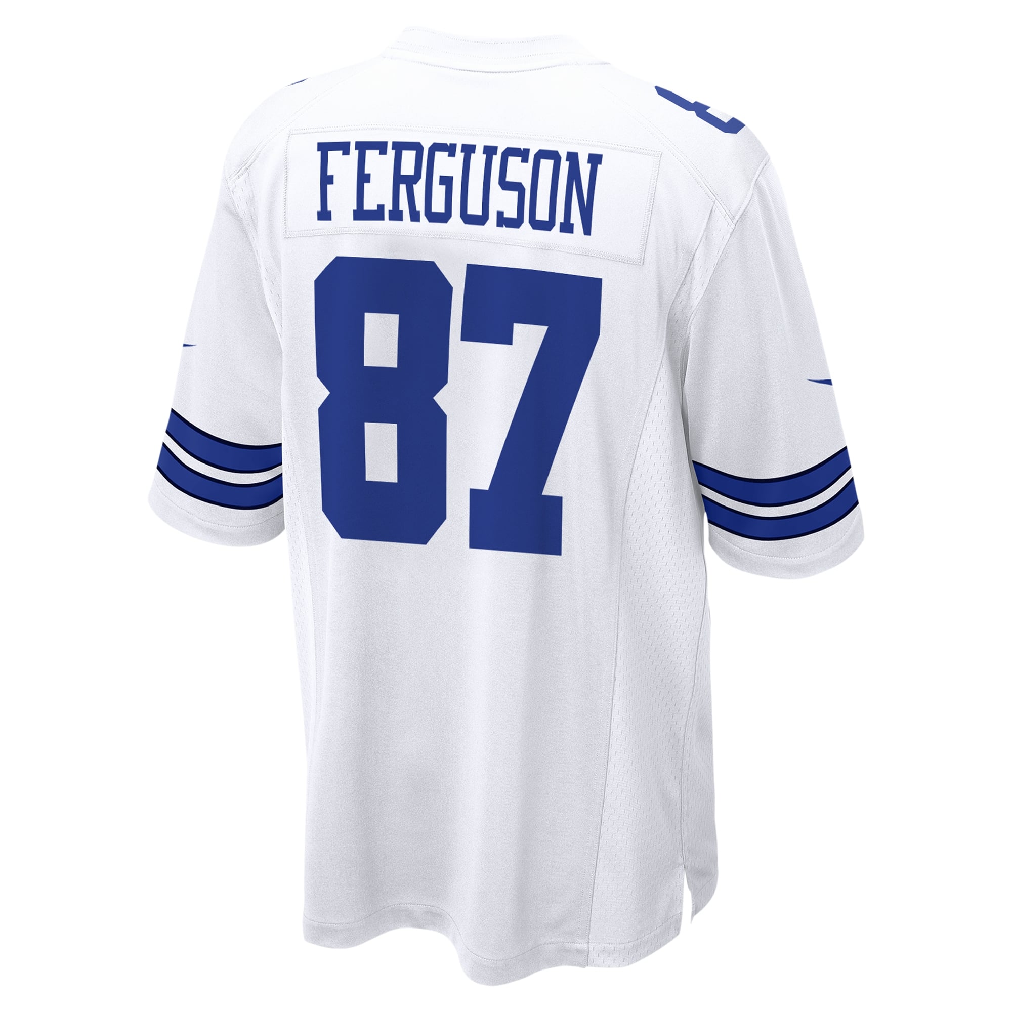 Jake Ferguson Dallas Cowboys Game Jersey - White - Image 4