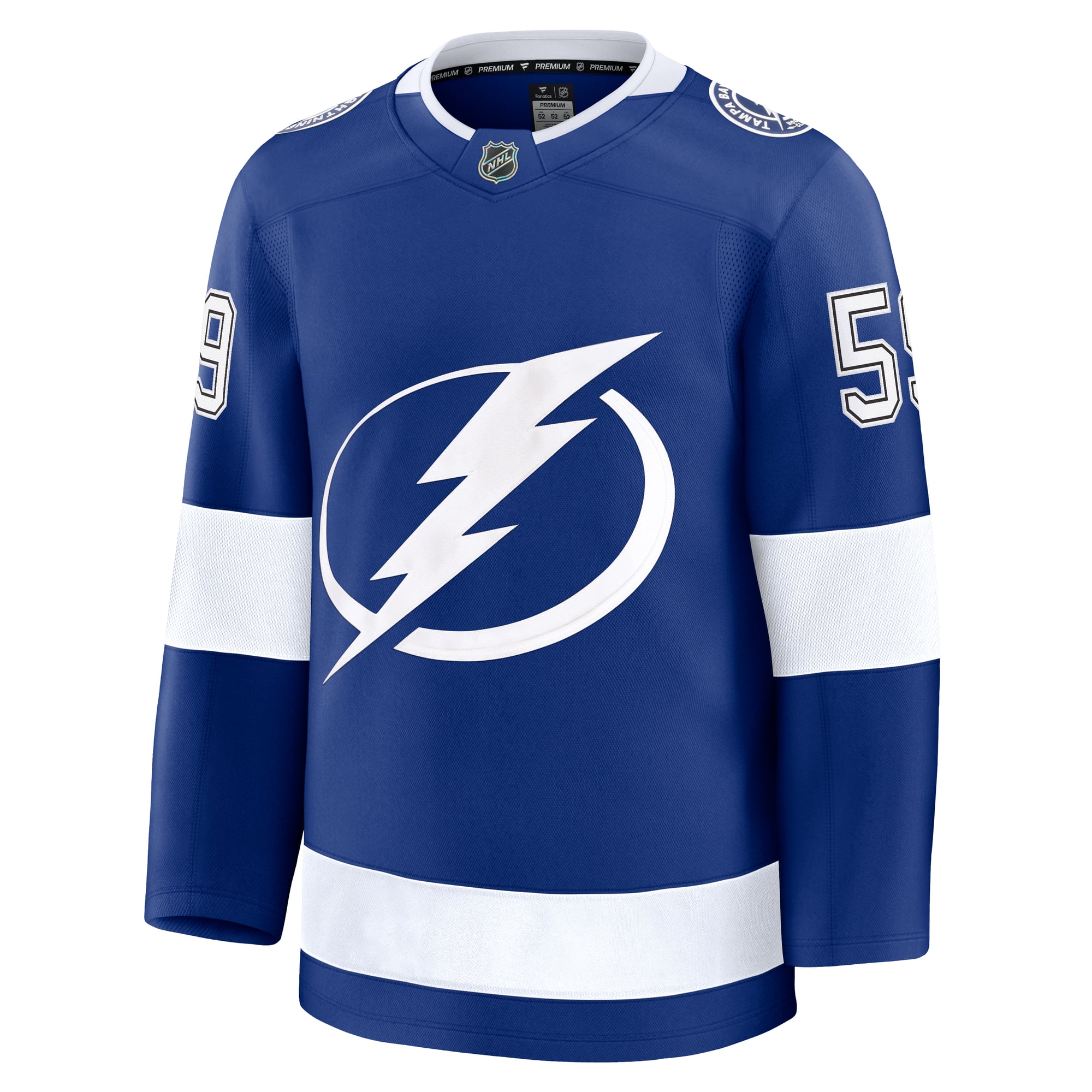 Jake Guentzel Tampa Bay Lightning Home Premium Jersey - Blue - Image 3