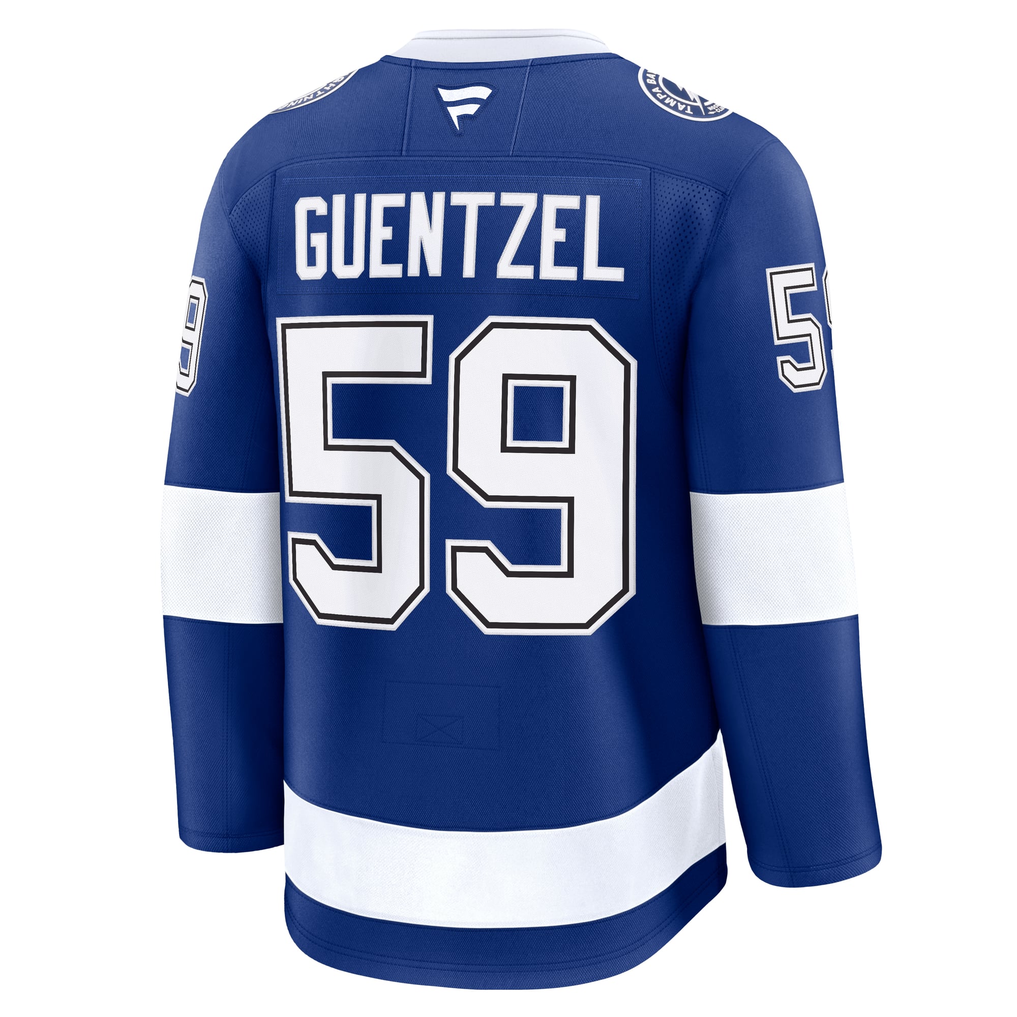 Jake Guentzel Tampa Bay Lightning Home Premium Jersey - Blue - Image 4