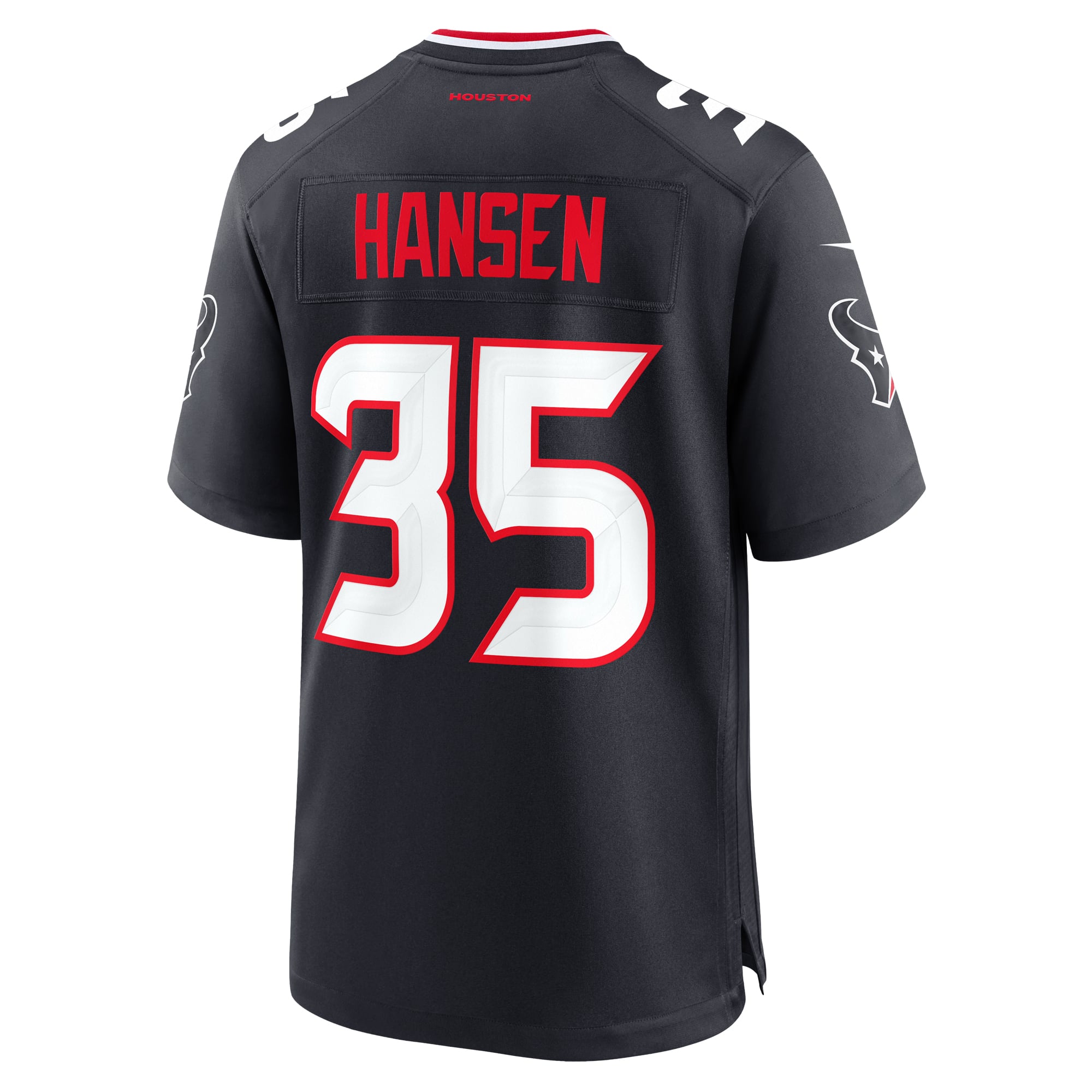 Jake Hansen Houston Texans Team Game Jersey - Navy - Image 4