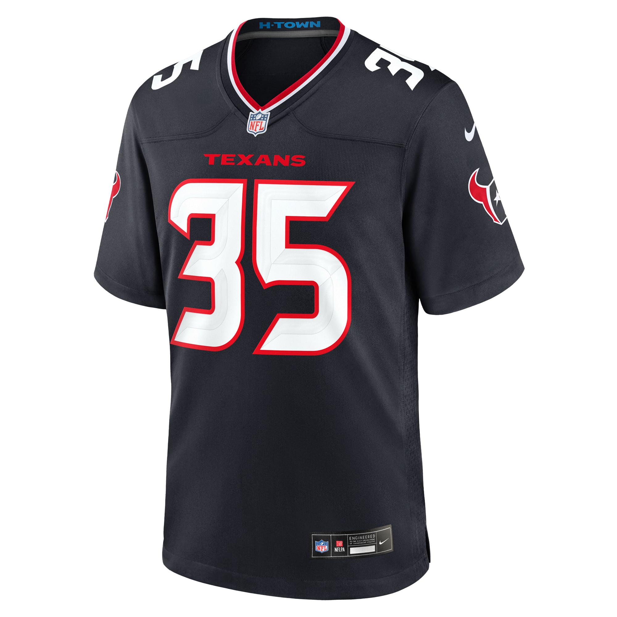 Jake Hansen Houston Texans Team Game Jersey - Navy - Image 3