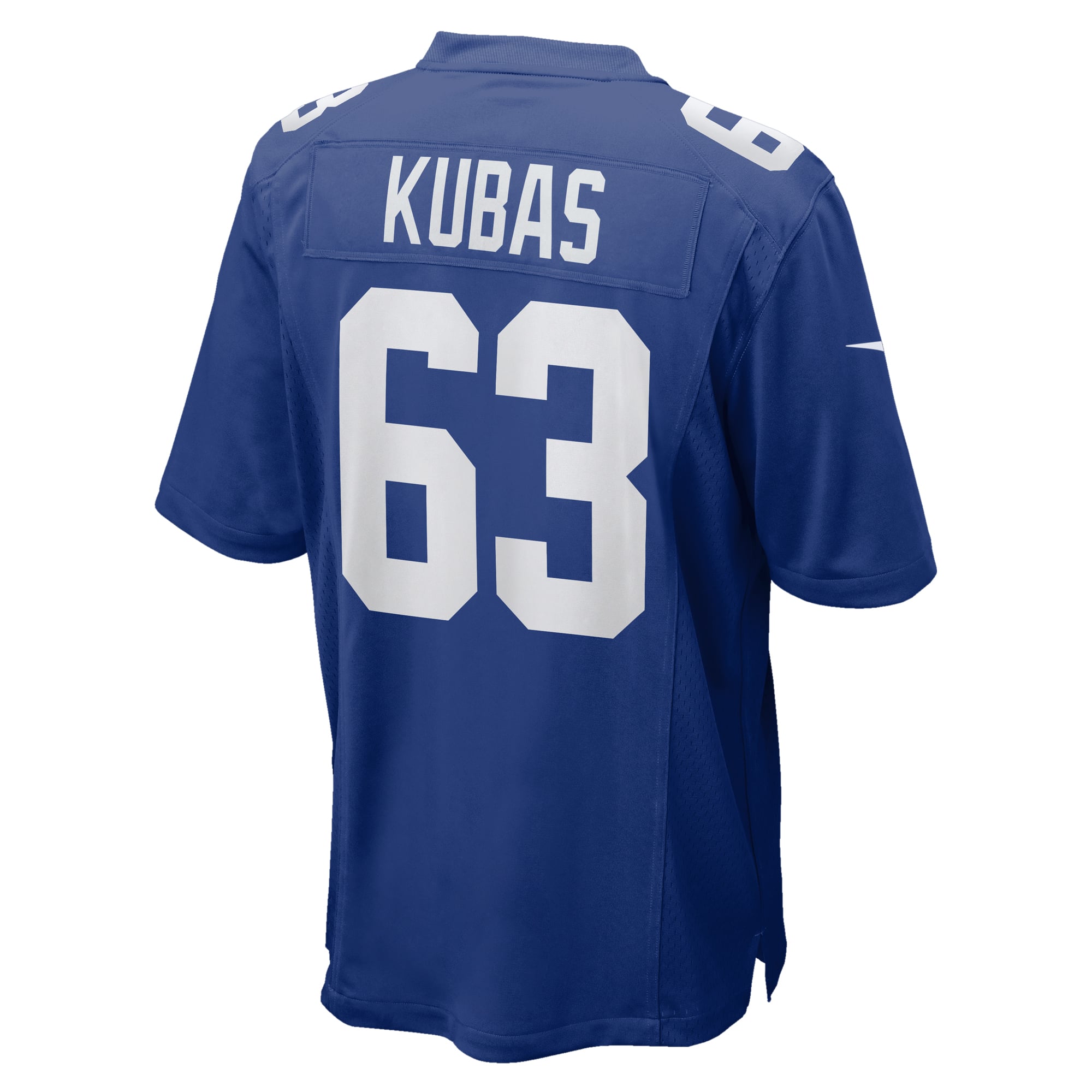 Jake Kubas New York Giants Team Game Jersey - Royal - Image 4