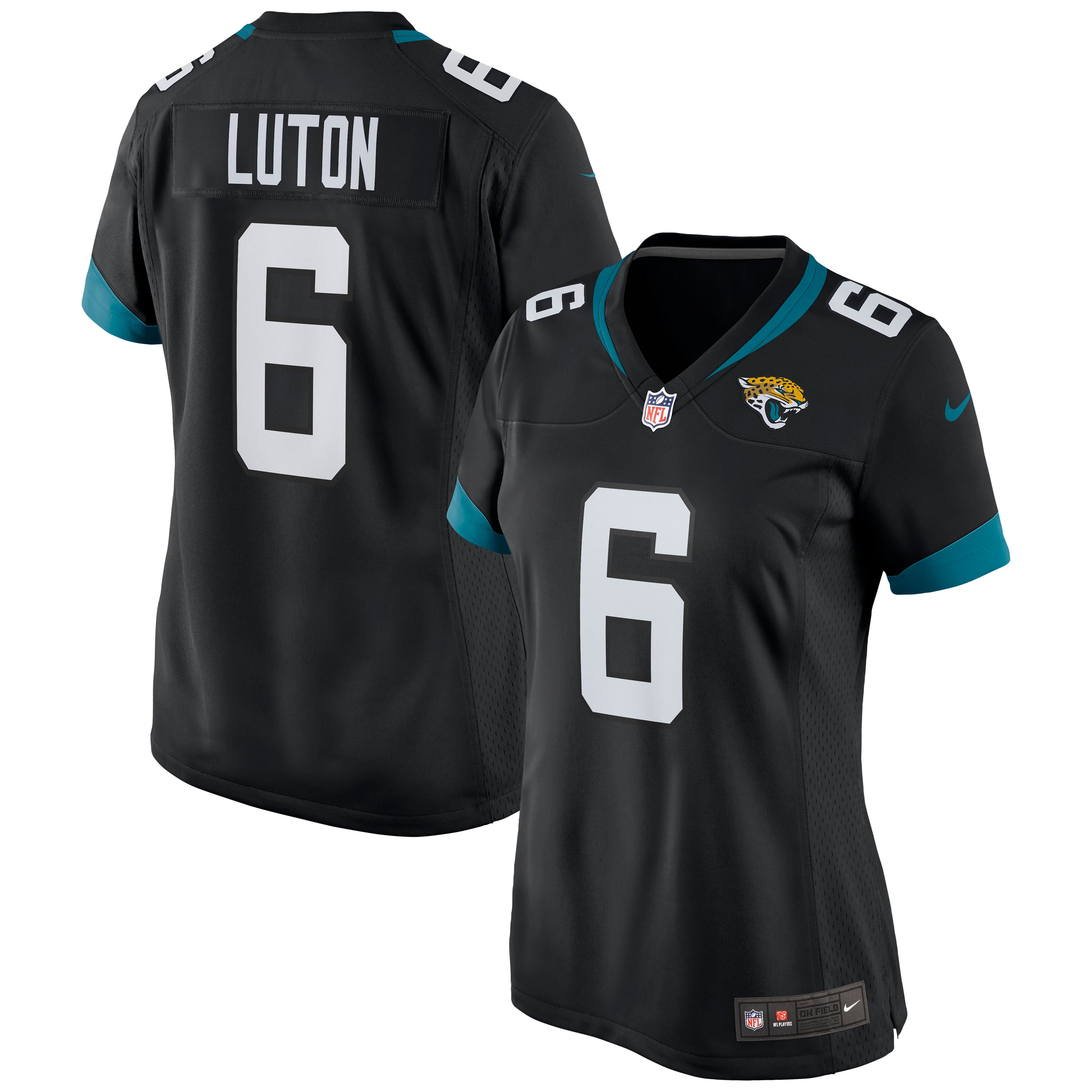 Jake Luton Jacksonville Jaguars Women's Game Jersey - Black - Image 2