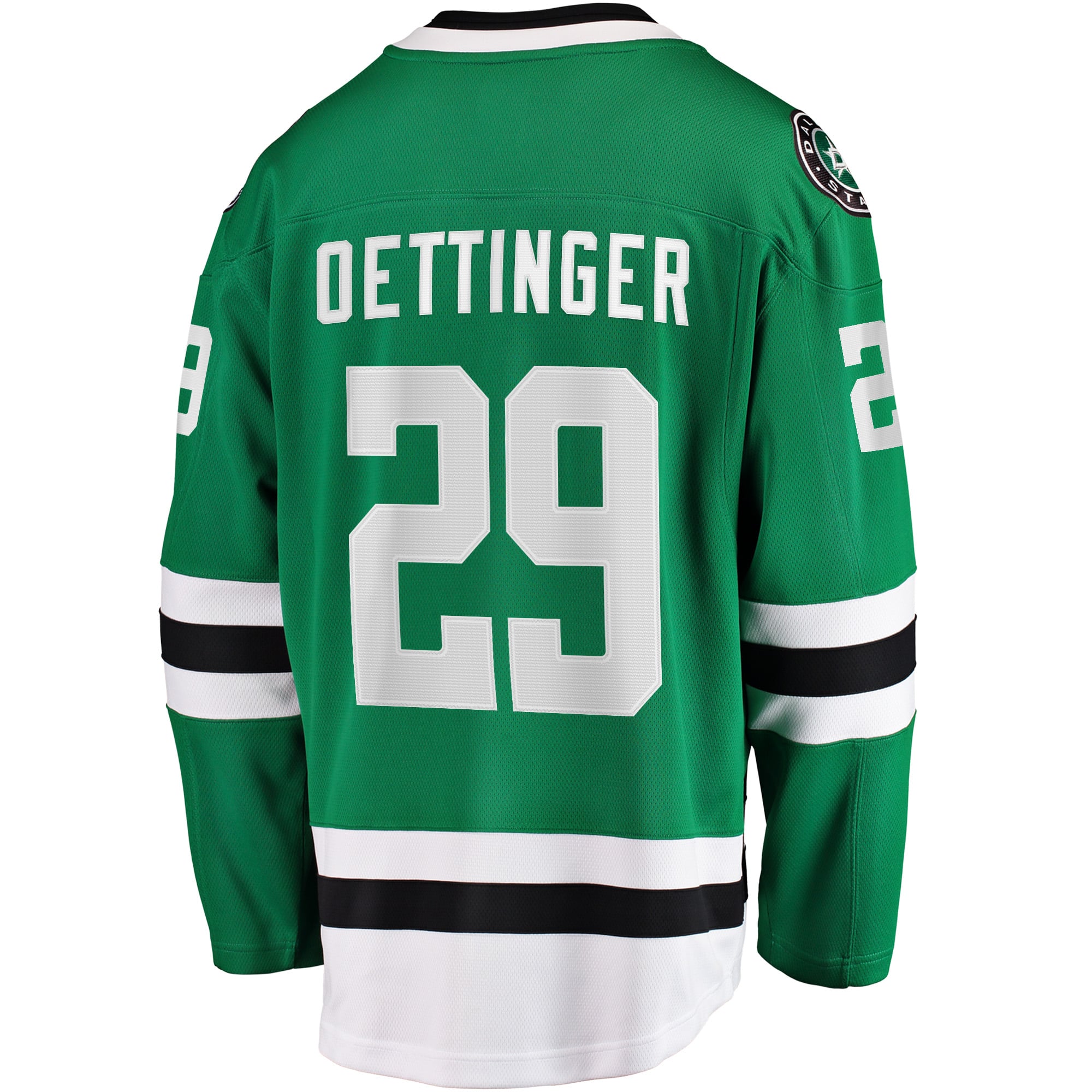 Jake Oettinger Dallas Stars Home Breakaway Player Jersey - Kelly Green - Image 4