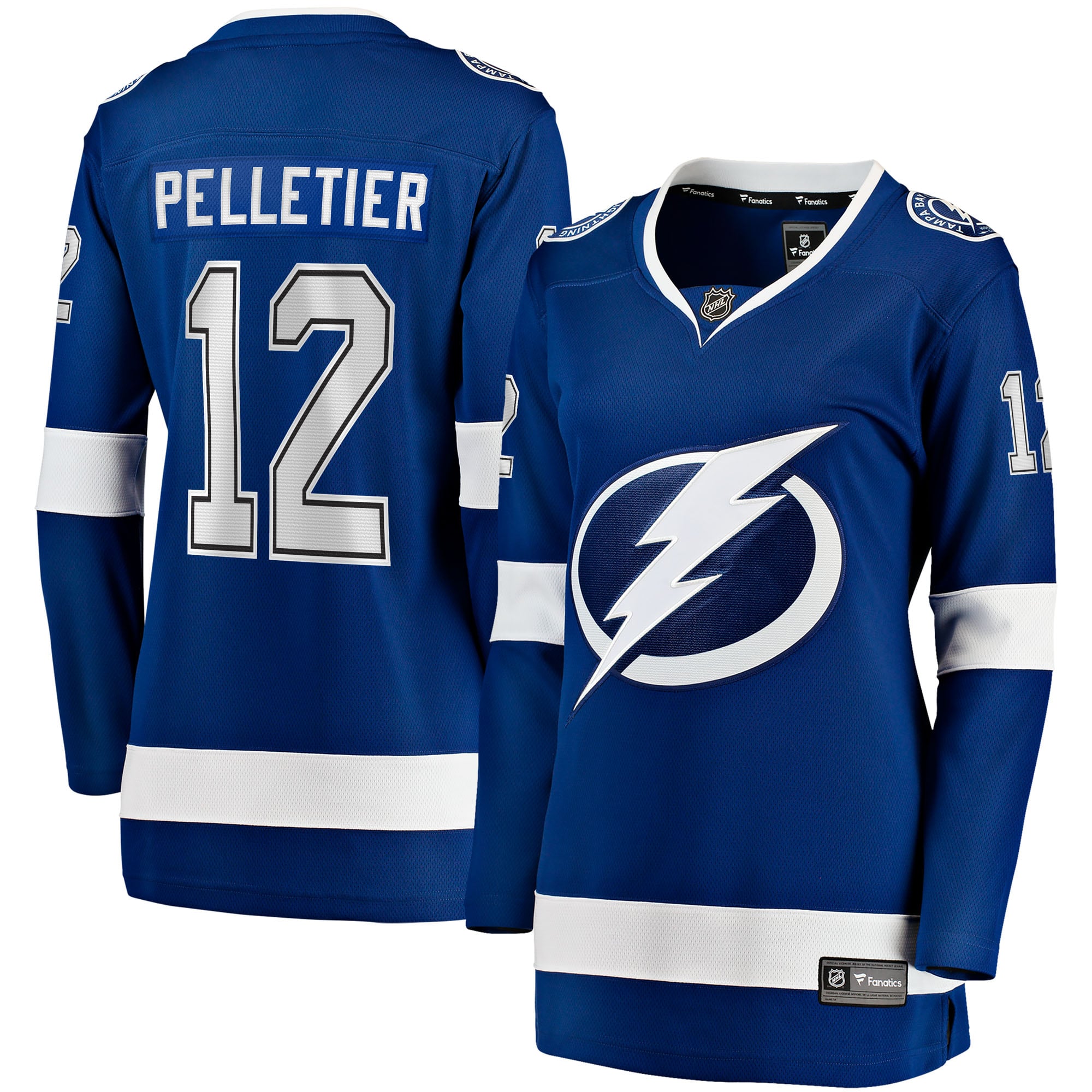 Jakob Pelletier Tampa Bay Lightning Women's Home Breakaway Jersey - Blue