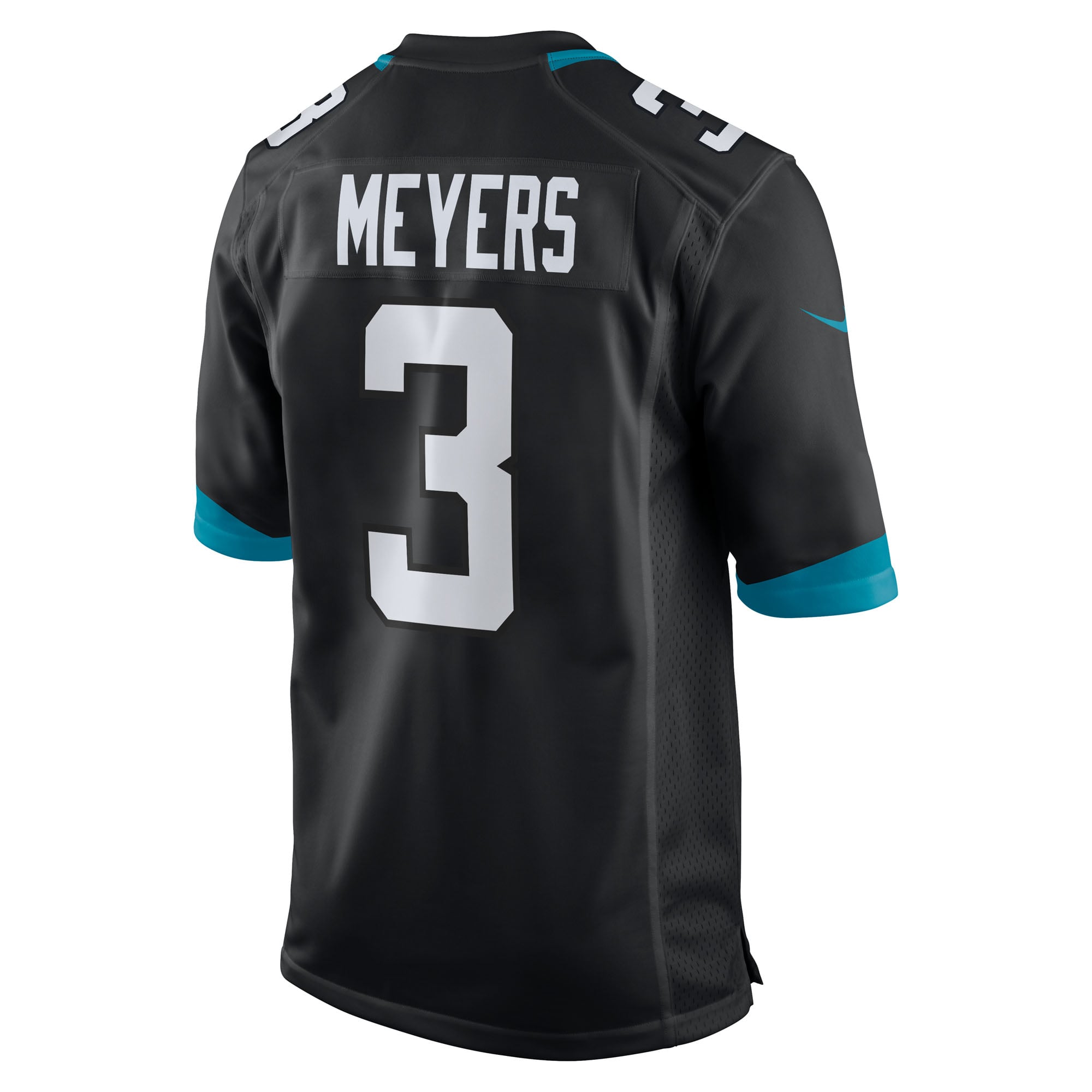 Jakobi Meyers Jacksonville Jaguars Alternate Game Jersey - Black - Black - Image 4