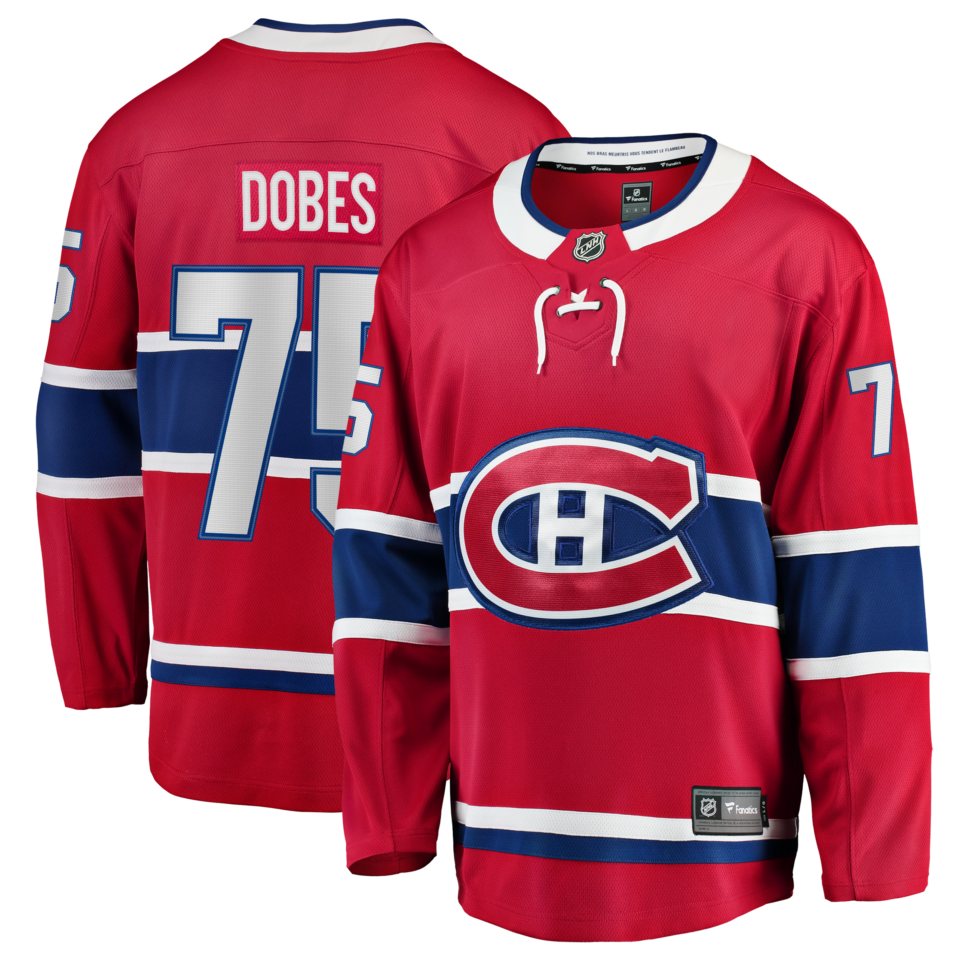 Jakub Dobes Montreal Canadiens Home Breakaway Jersey - Red