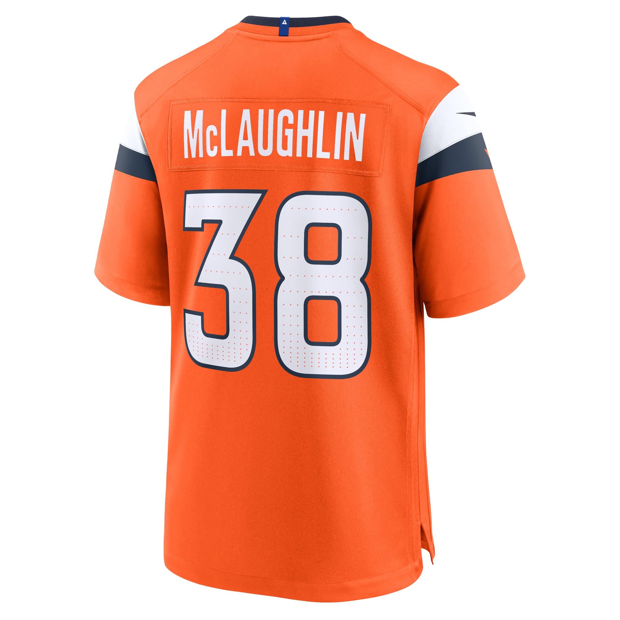 Jaleel McLaughlin Denver Broncos Team Game Jersey - Orange - Orange - Image 4
