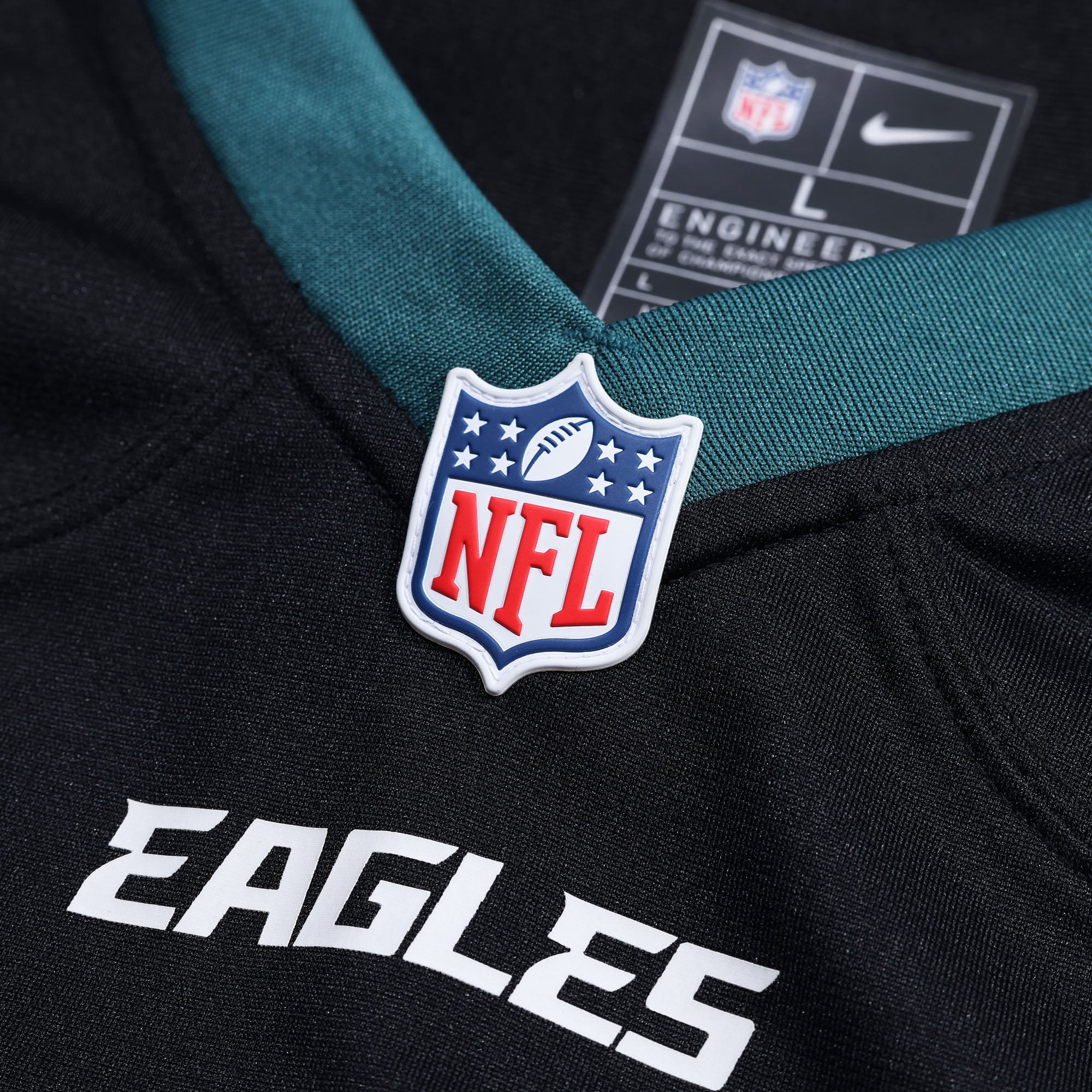 Jalen Hurts Philadelphia Eagles Alternate Game Jersey - Black - Image 5
