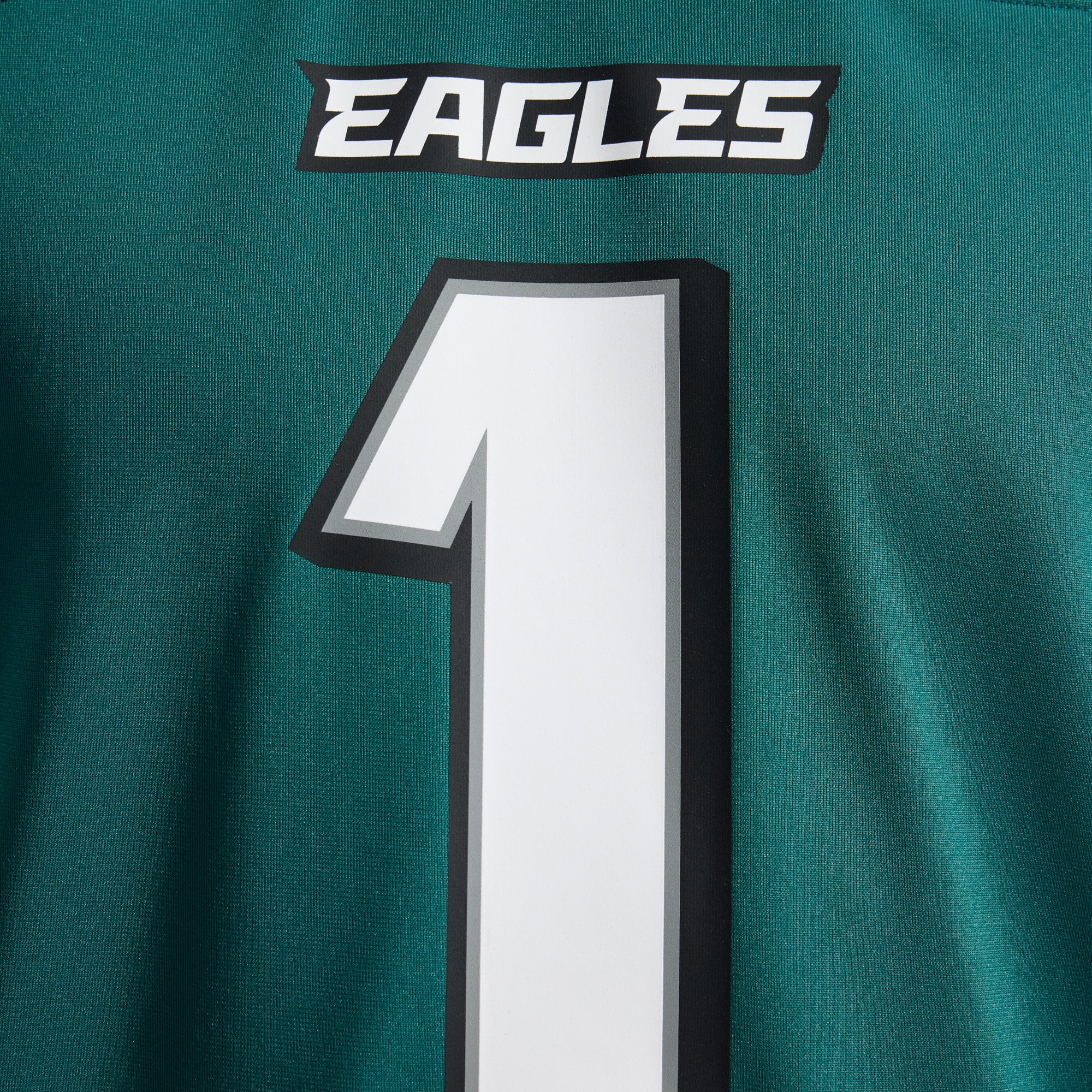 Jalen Hurts Philadelphia Eagles Game Jersey - White - Midnight Green - Image 13