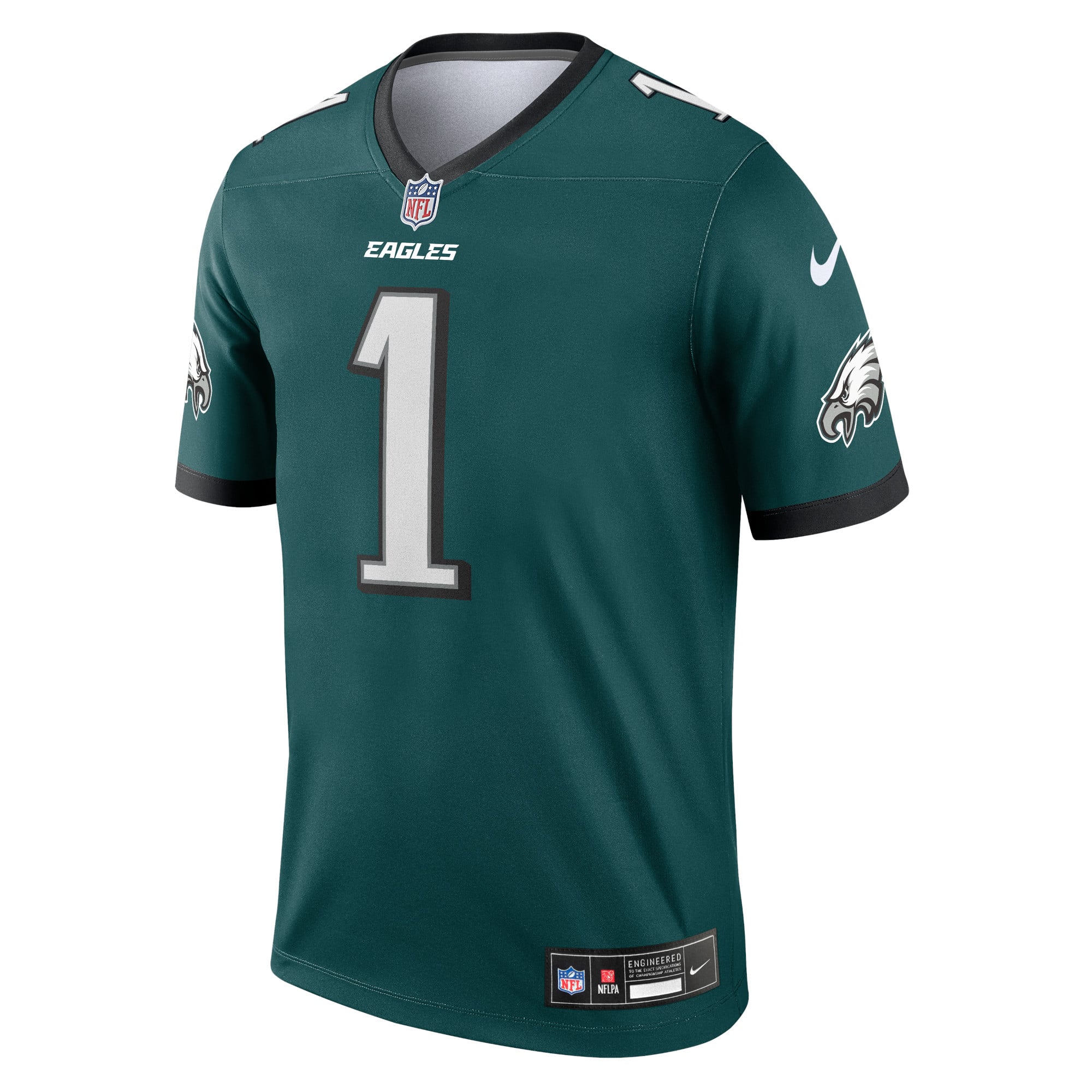 Jalen Hurts Philadelphia Eagles Legend Player Performance Top - Green - Image 3