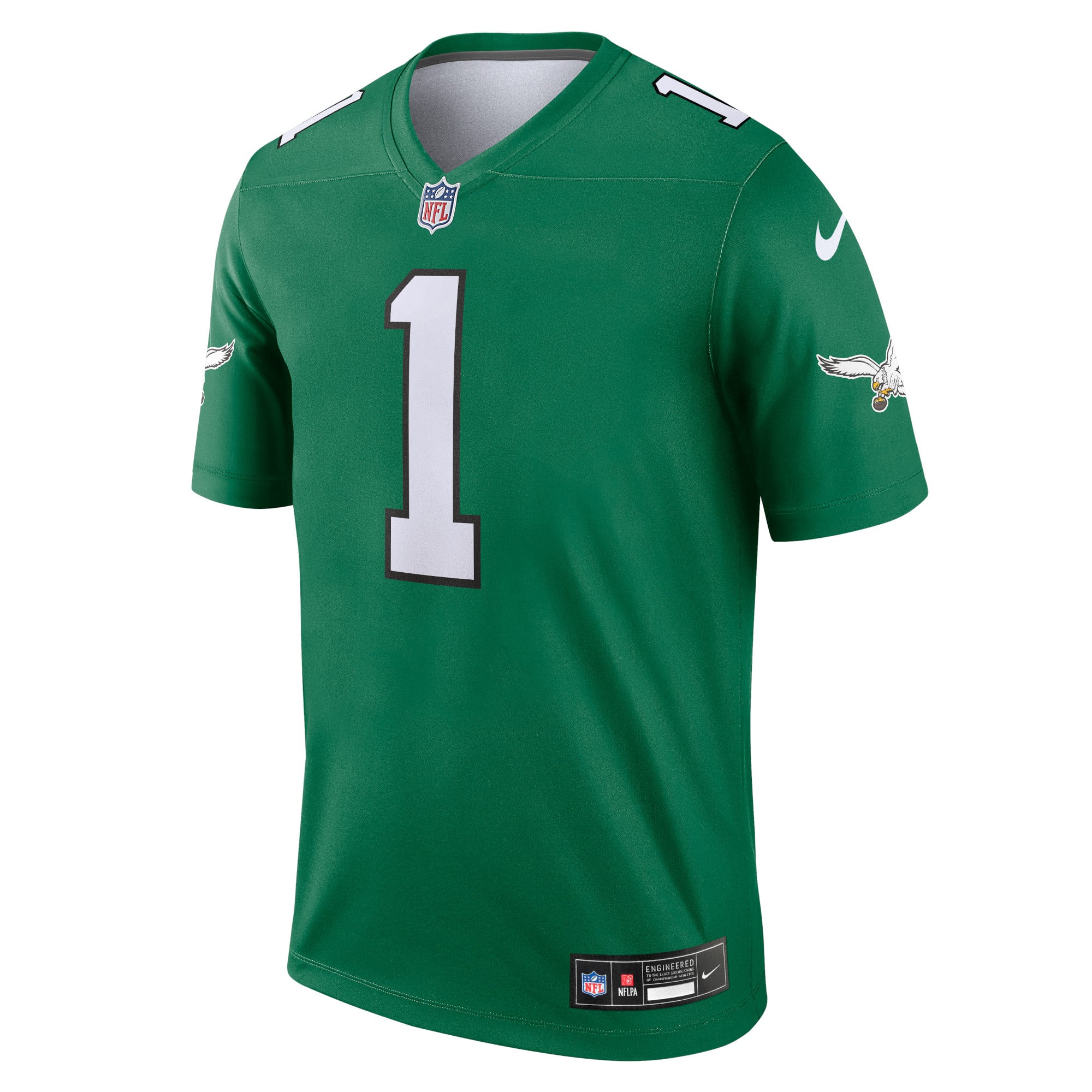 Jalen Hurts Philadelphia Eagles Legend Player Performance Top - Kelly Green - Image 3