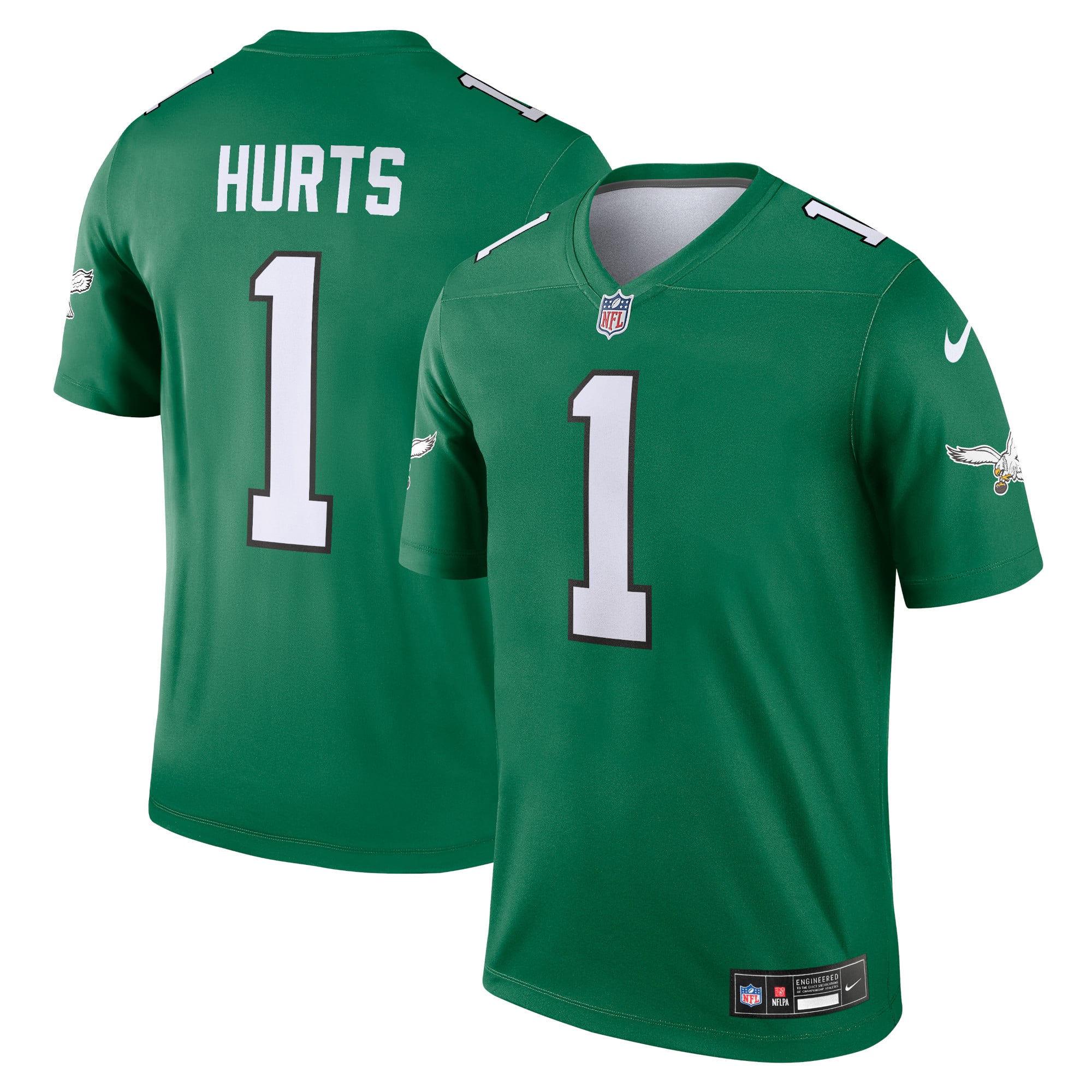 Jalen Hurts Philadelphia Eagles Legend Player Performance Top - Kelly Green - Image 2