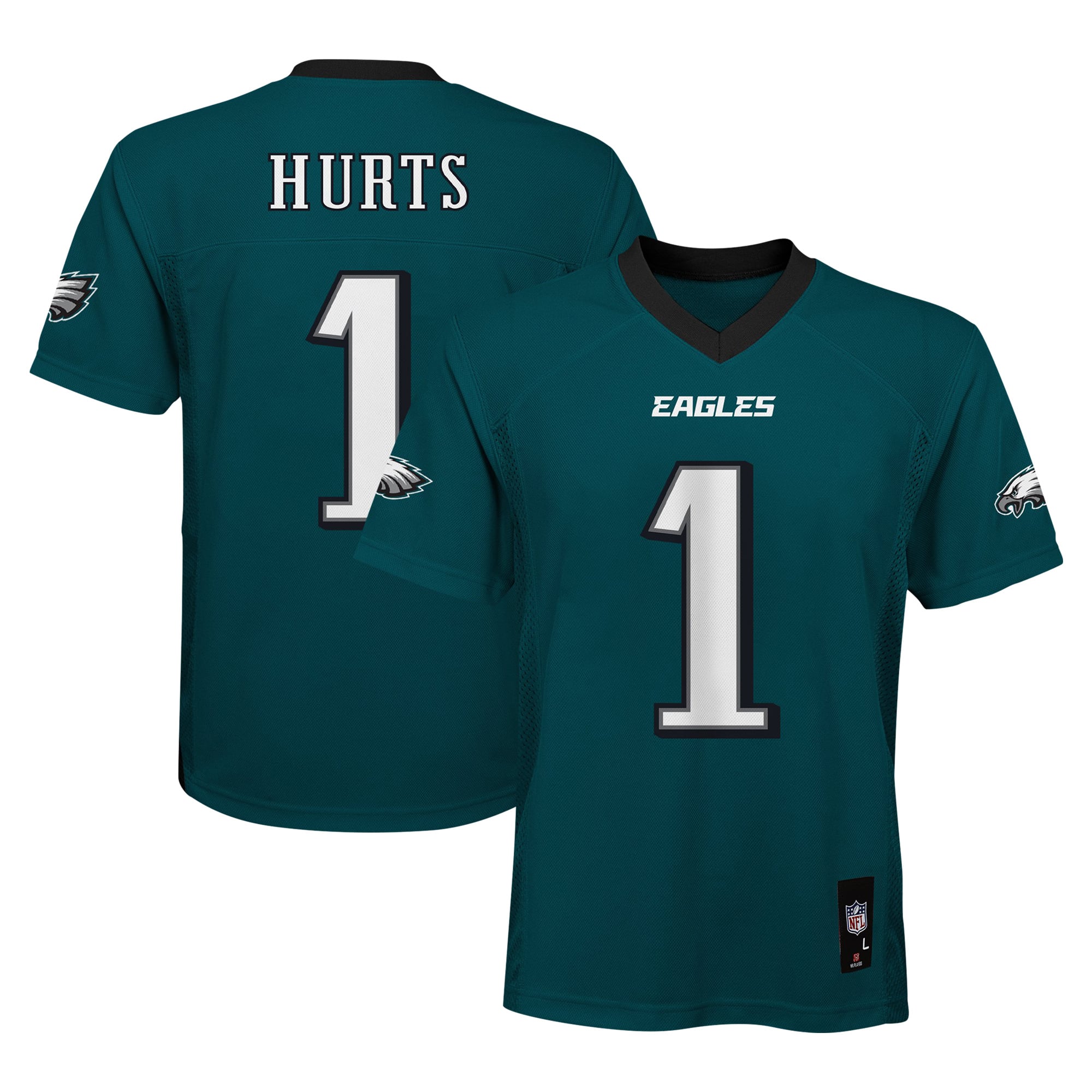Jalen Hurts Philadelphia Eagles Preschool Player Jersey - Midnight Green - Image 2