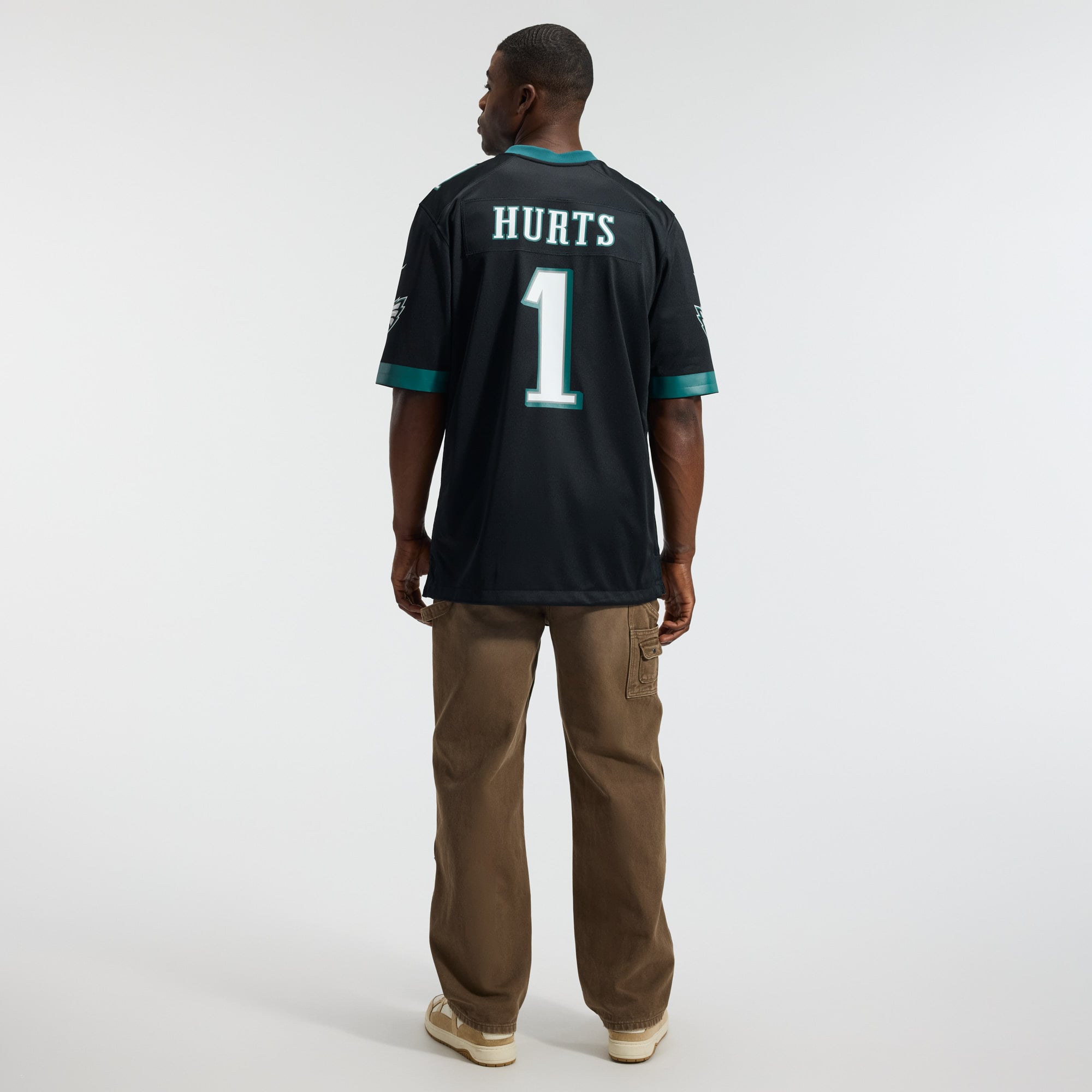 Jalen Hurts Philadelphia Eagles Team Game Jersey - Midnight Green - Black - Image 7
