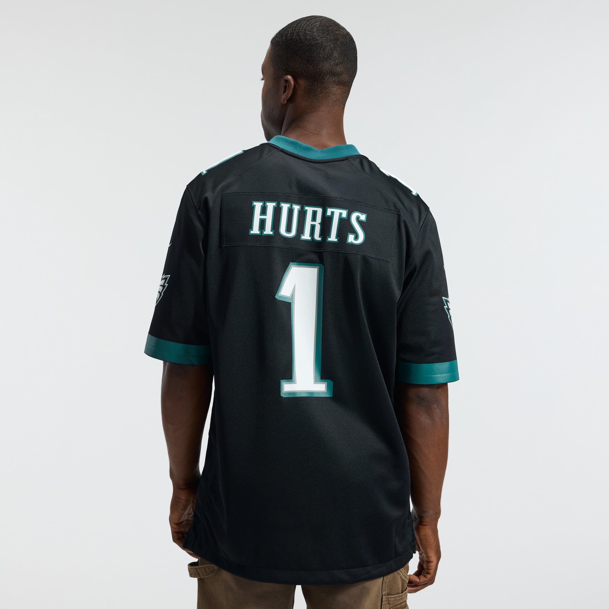 Jalen Hurts Philadelphia Eagles Team Game Jersey - Midnight Green - Black - Image 5