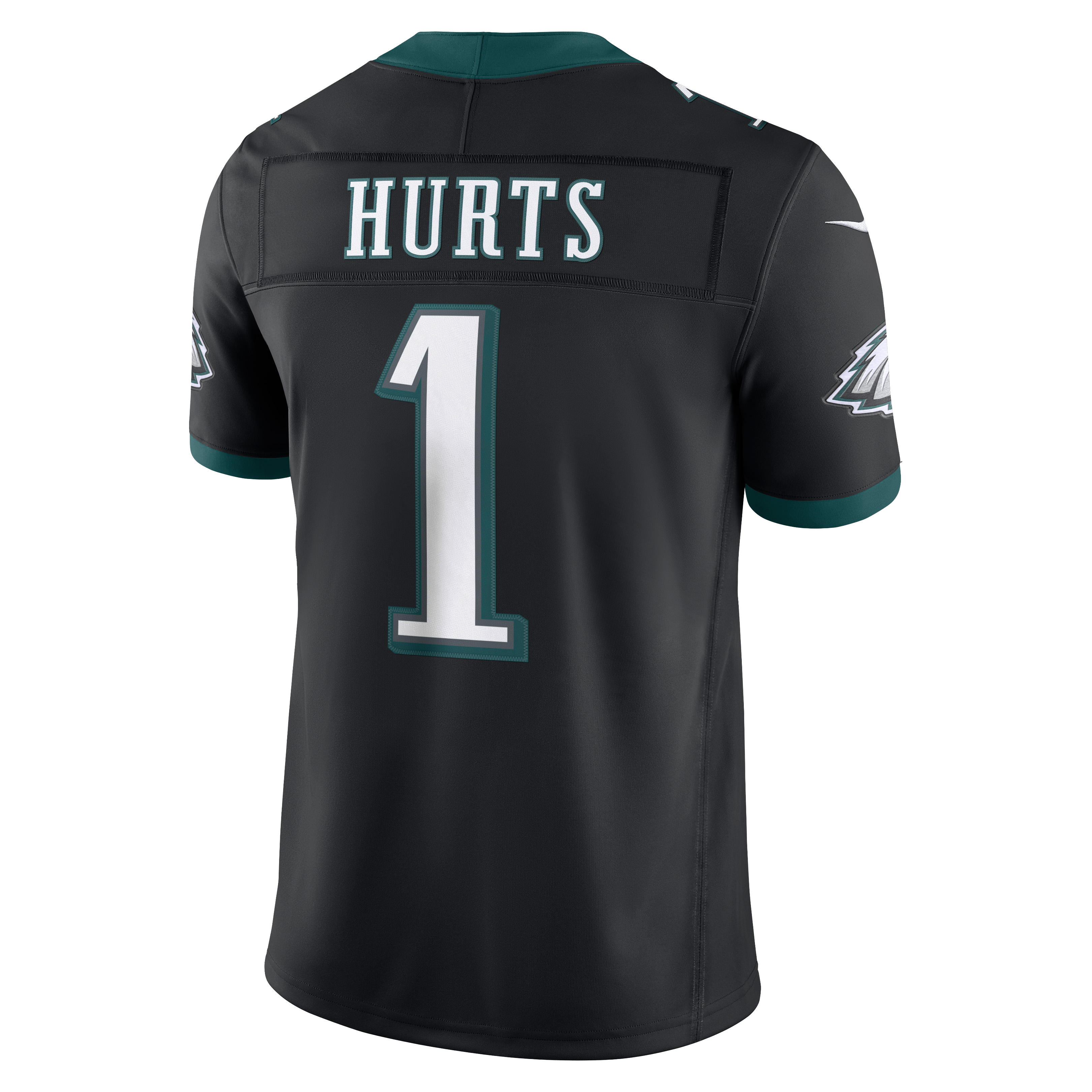 Jalen Hurts Philadelphia Eagles Team Vapor F.U.S.E. Stitched Limited Jersey - Black - Image 4