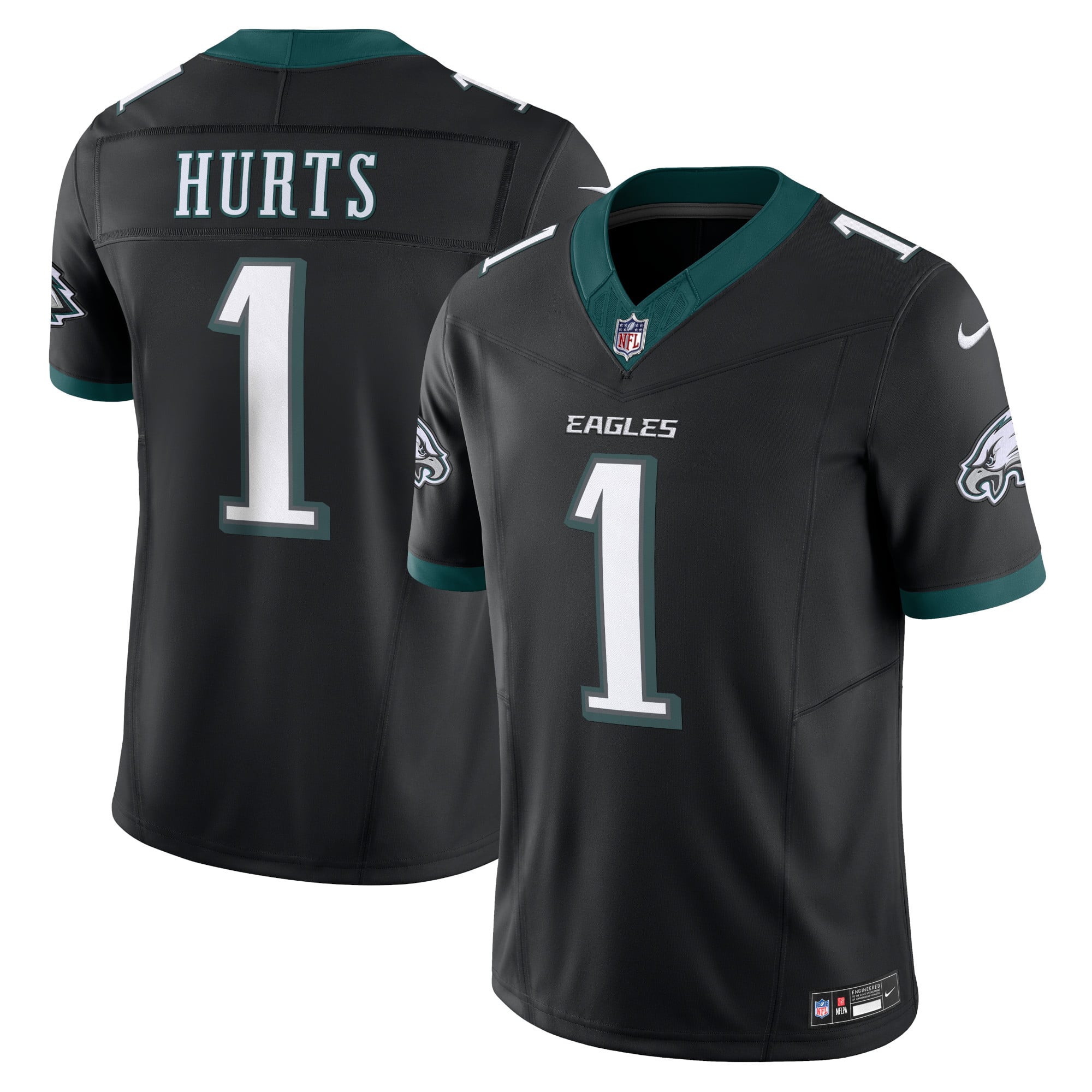 Jalen Hurts Philadelphia Eagles Vapor F.U.S.E. Limited Jersey - Black - Image 2