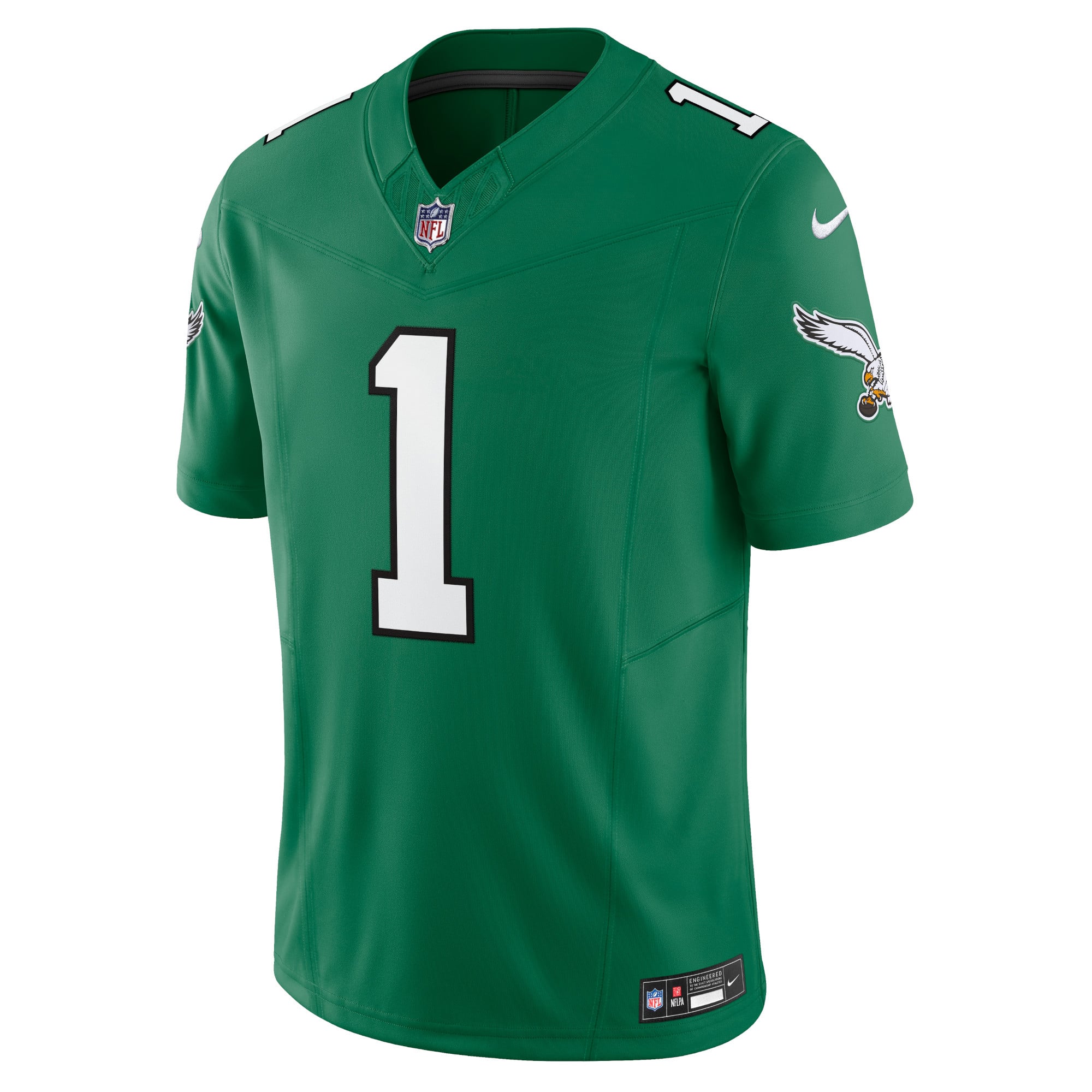 Jalen Hurts Philadelphia Eagles Vapor F.U.S.E. Limited Jersey - Kelly Green - Image 3