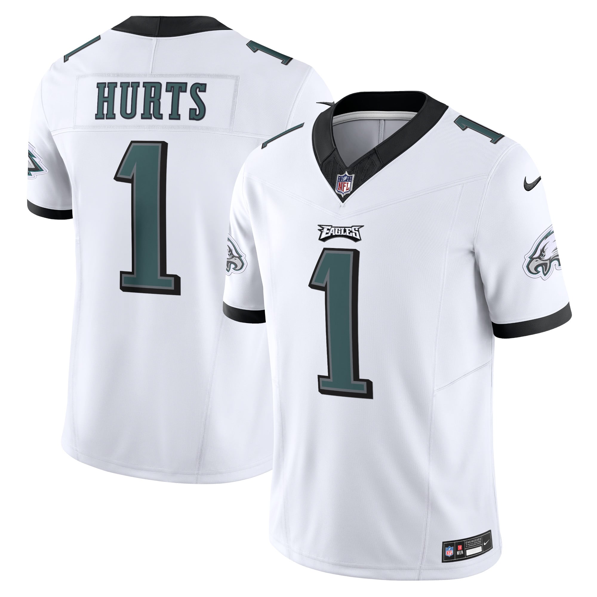 Jalen Hurts Philadelphia Eagles Vapor F.U.S.E. Limited Jersey - White - Image 2