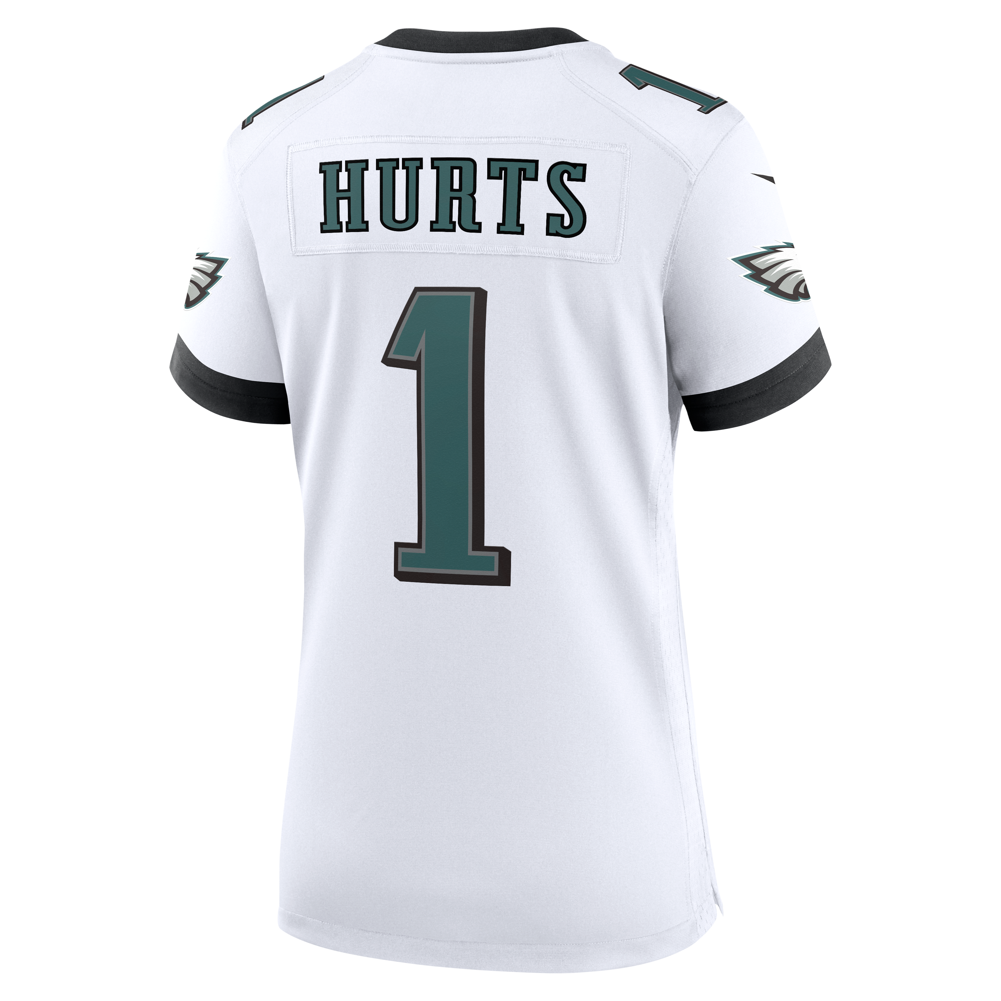 Jalen Hurts Philadelphia Eagles Women's Alternate Game Jersey - Black - White - Image 9