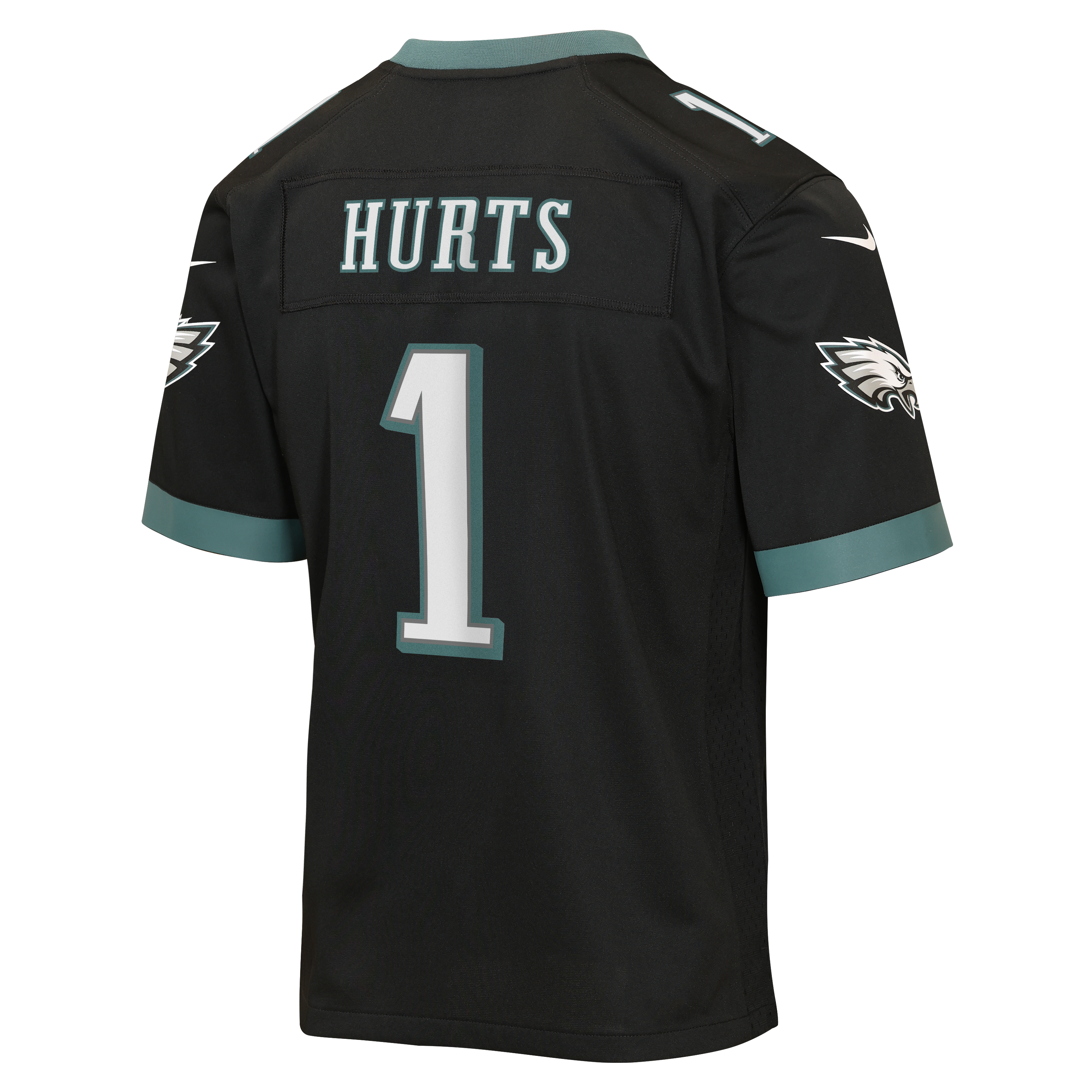 Jalen Hurts Philadelphia Eagles Youth Alternate Game Jersey - Black - Image 4