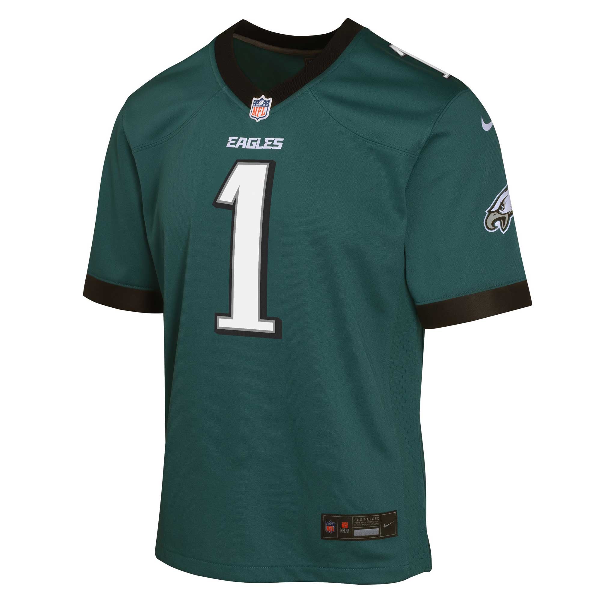 Jalen Hurts Philadelphia Eagles Youth Game Jersey - Green - Image 3