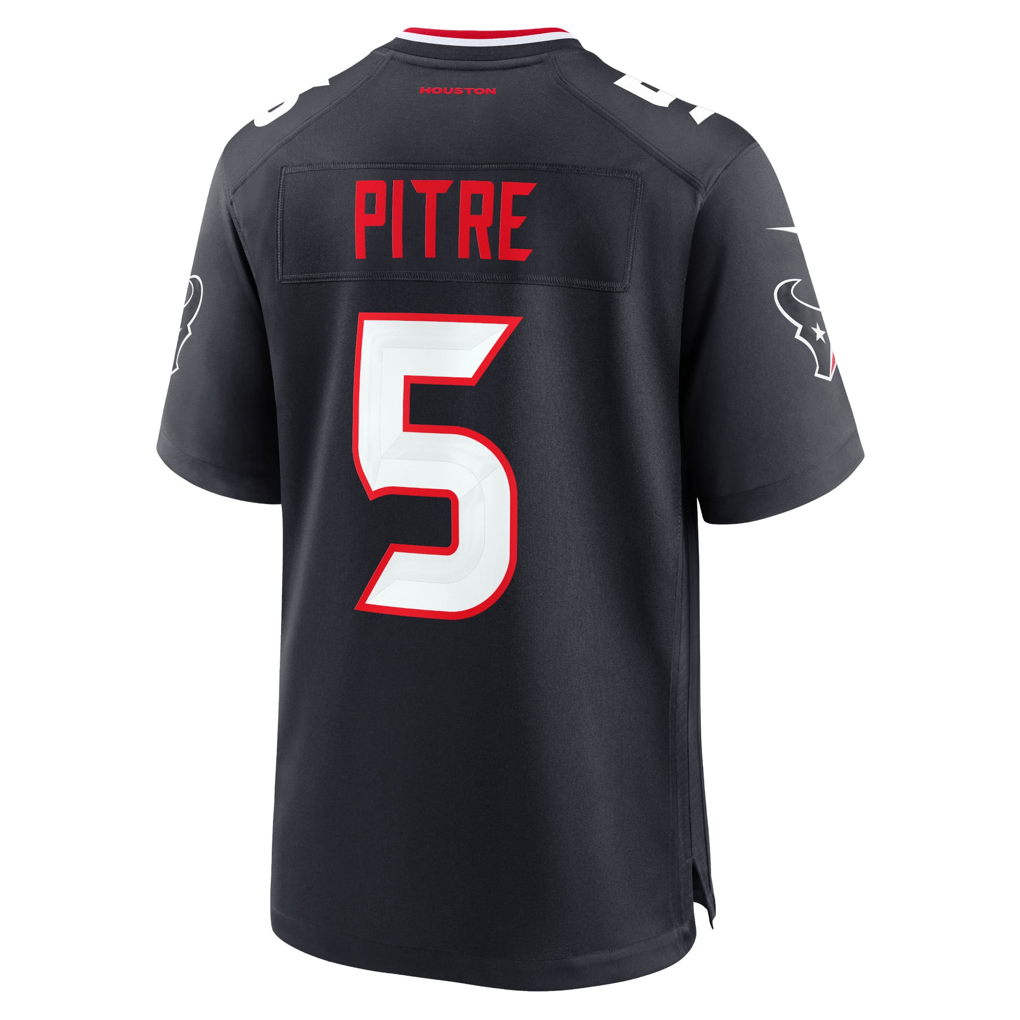 Jalen Pitre Houston Texans Game Jersey - Navy - Image 4