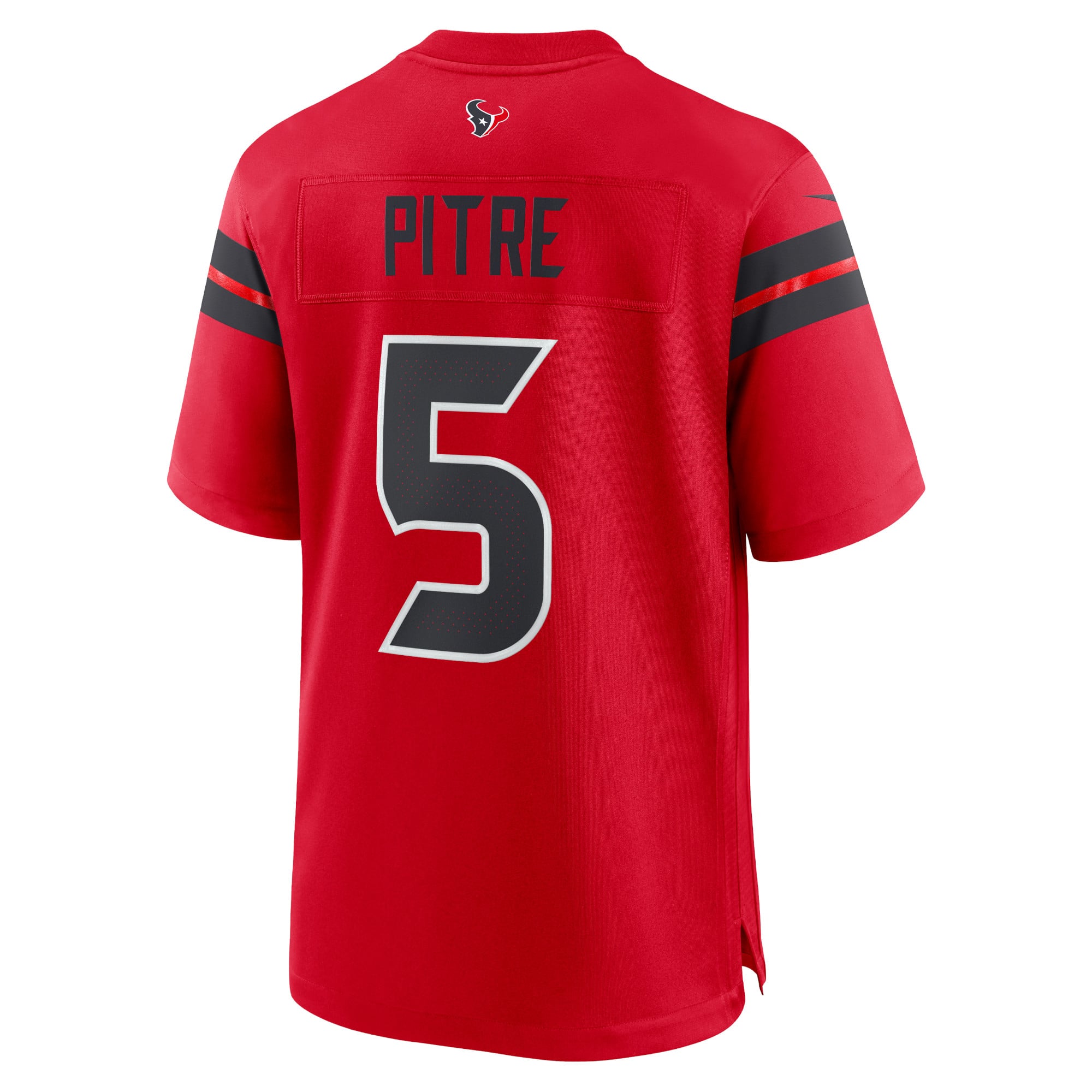Jalen Pitre Houston Texans Game Jersey - Red - Image 4