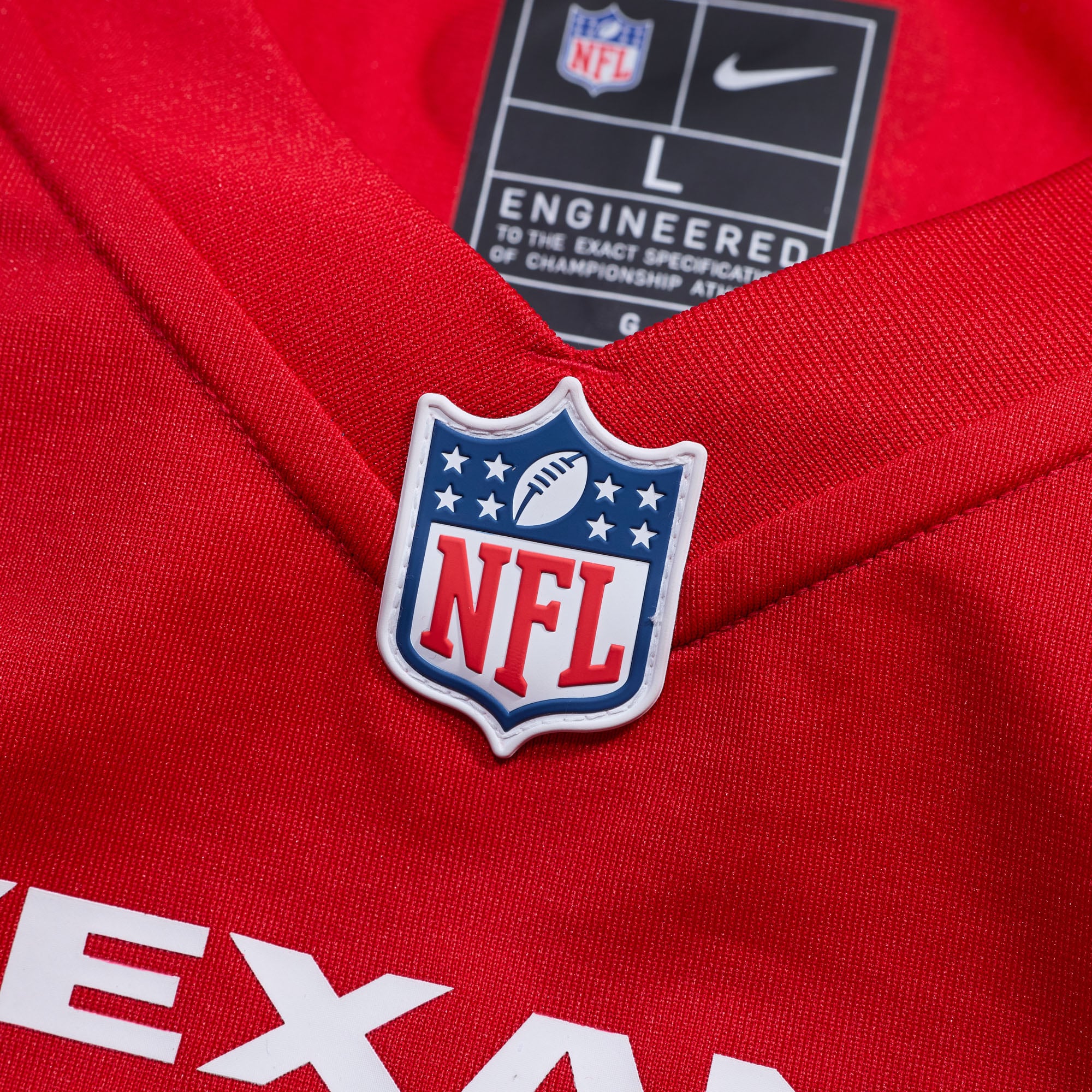 Jalen Pitre Houston Texans Game Jersey - Red - Image 5