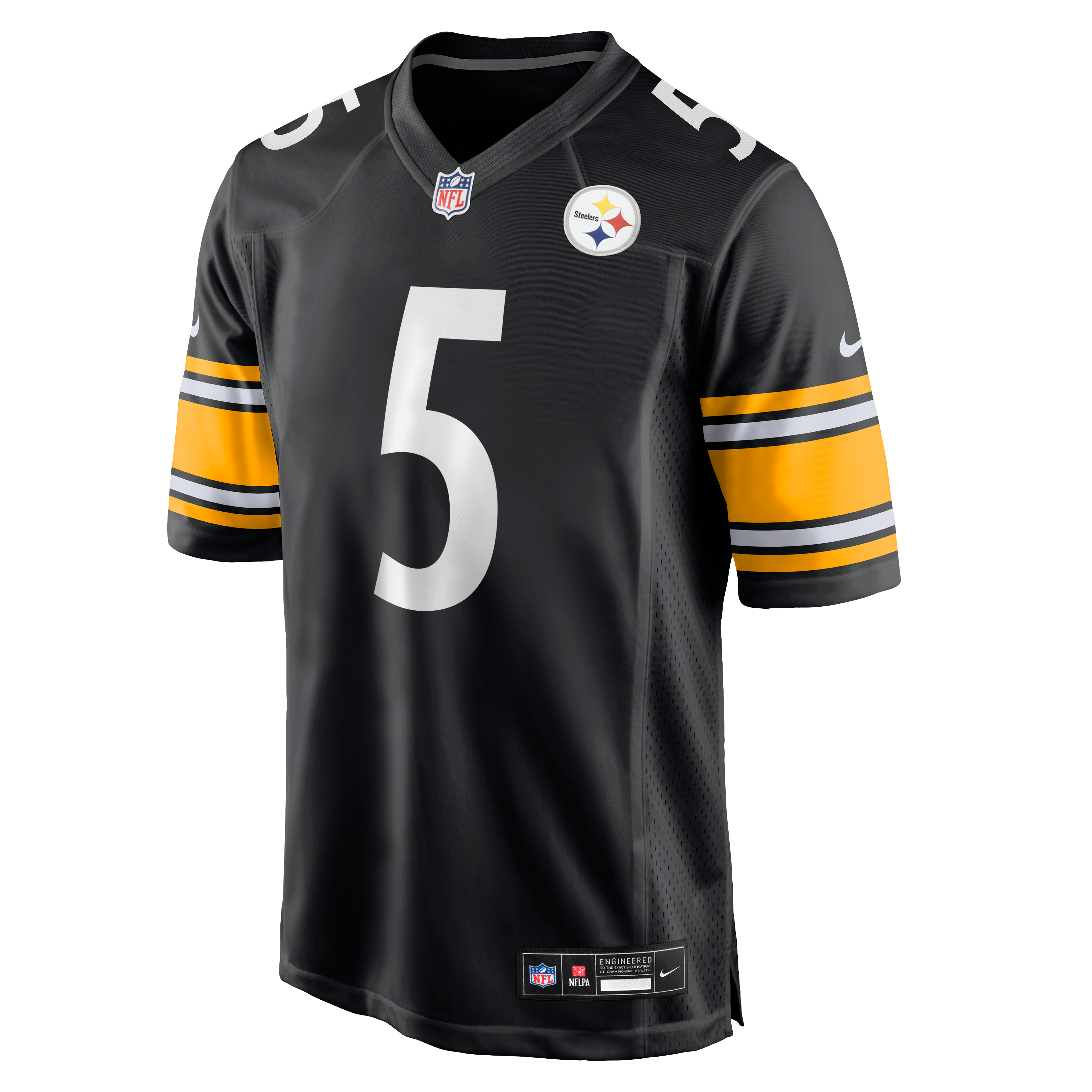 Jalen Ramsey Pittsburgh Steelers Alternate 1933 Throwback Game Jersey - Black - Image 3