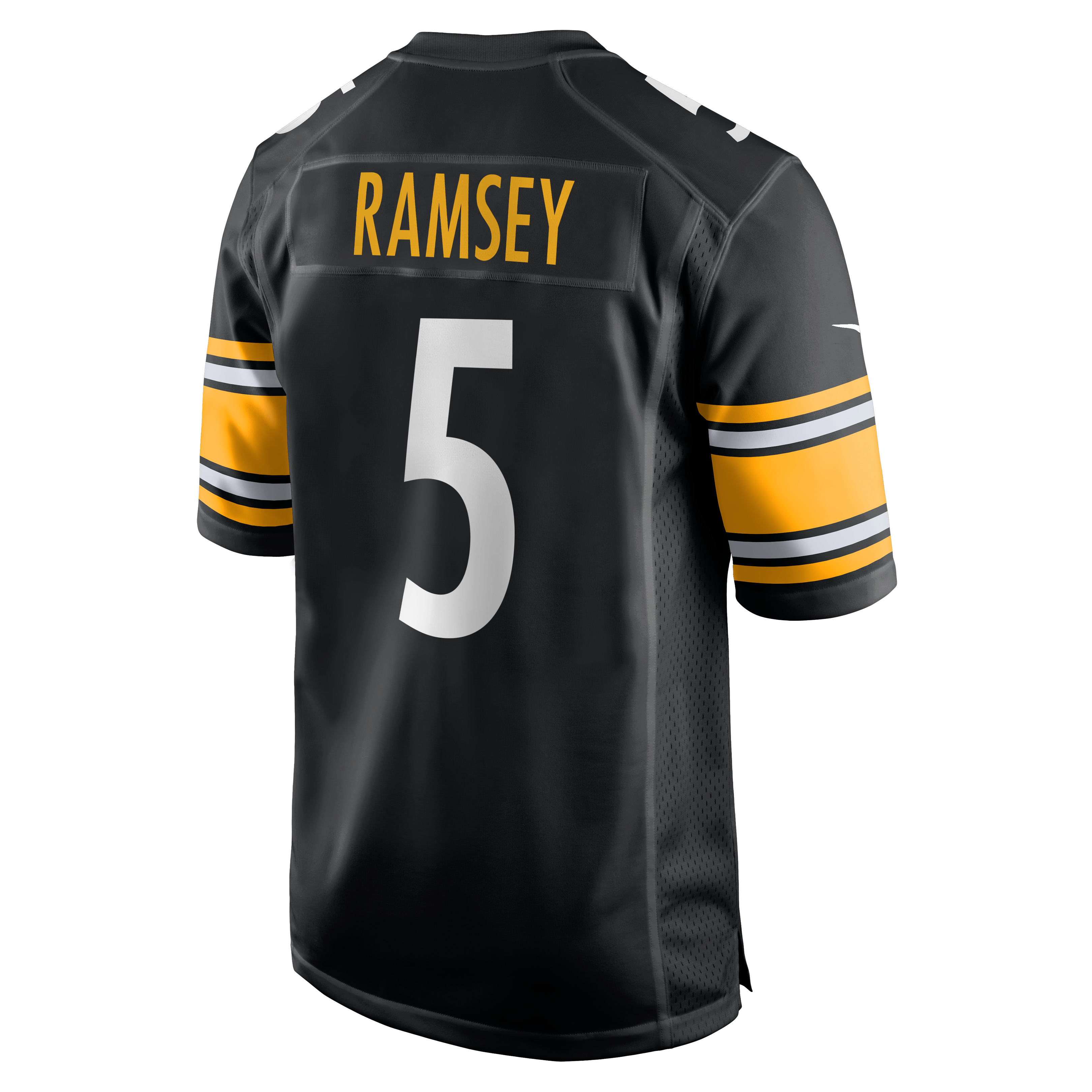 Jalen Ramsey Pittsburgh Steelers Alternate 1933 Throwback Game Jersey - Black - Image 4