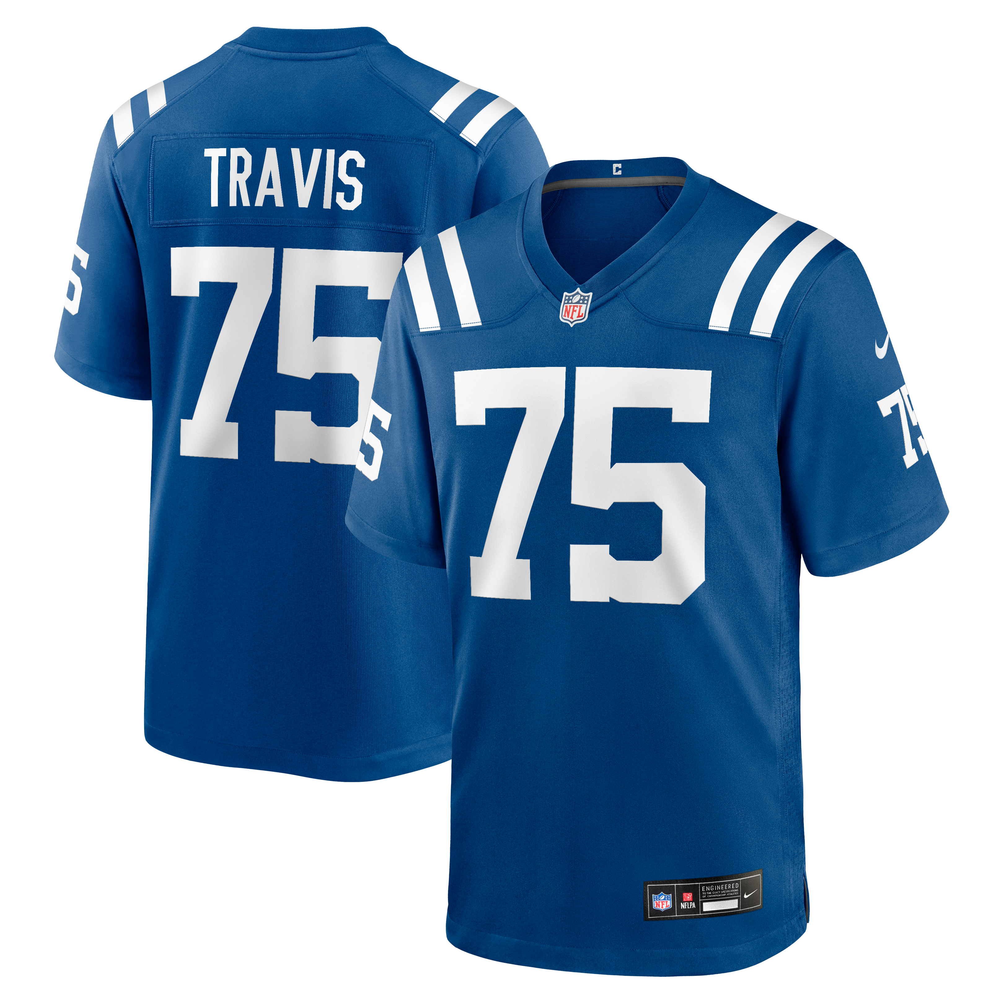 Jalen Travis Indianapolis Colts Team Game Jersey - Royal
