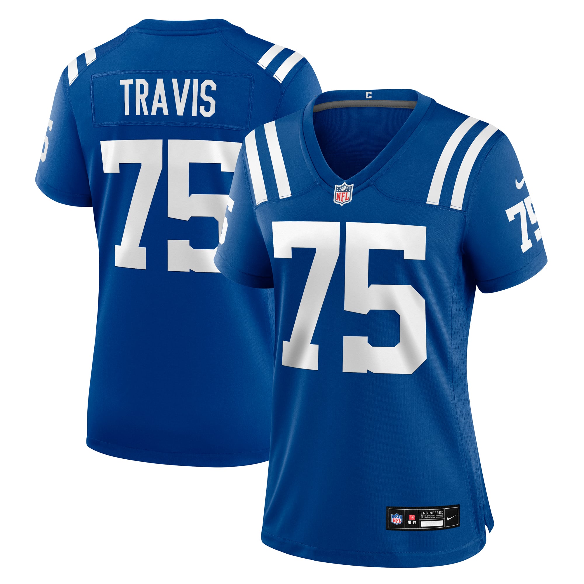 Jalen Travis Indianapolis Colts Women's Team Game Jersey - Royal