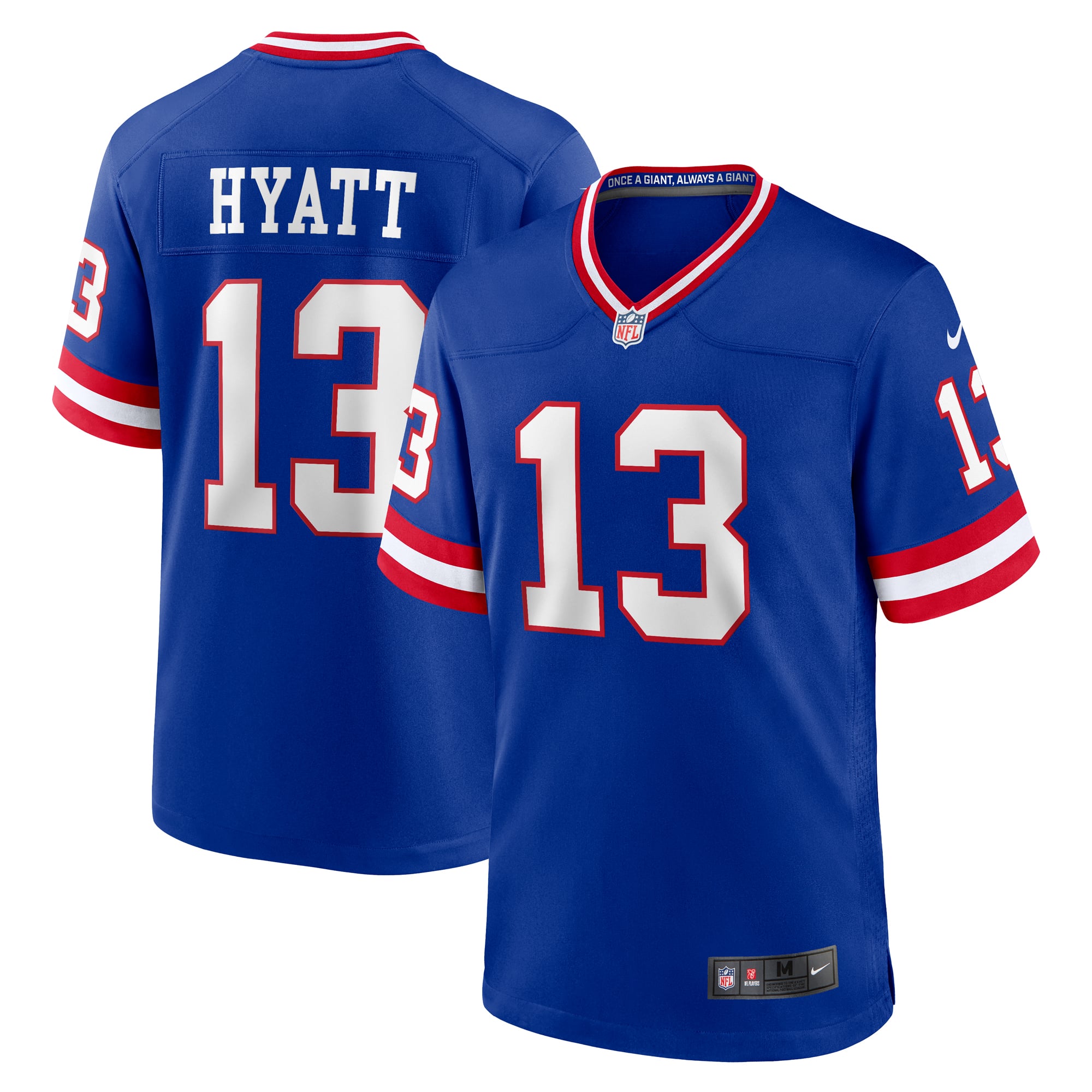 Jalin Hyatt New York Giants Alternate Game Jersey - Royal - Image 2