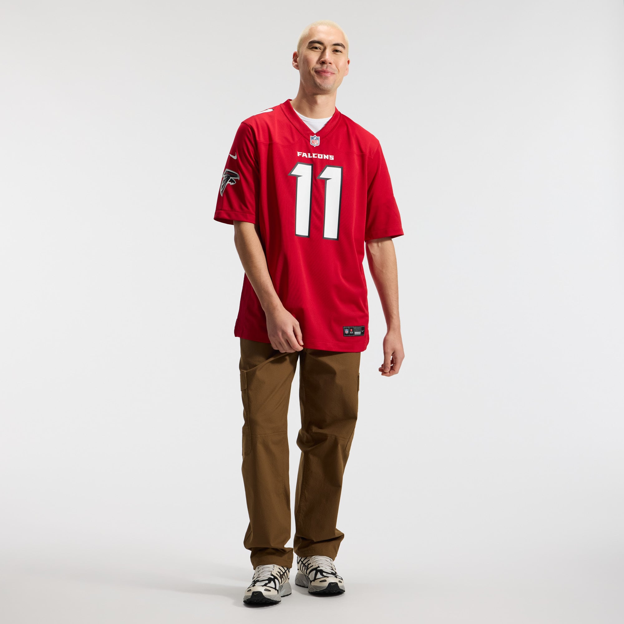 Jalon Walker Atlanta Falcons Game Jersey - Red - Image 6