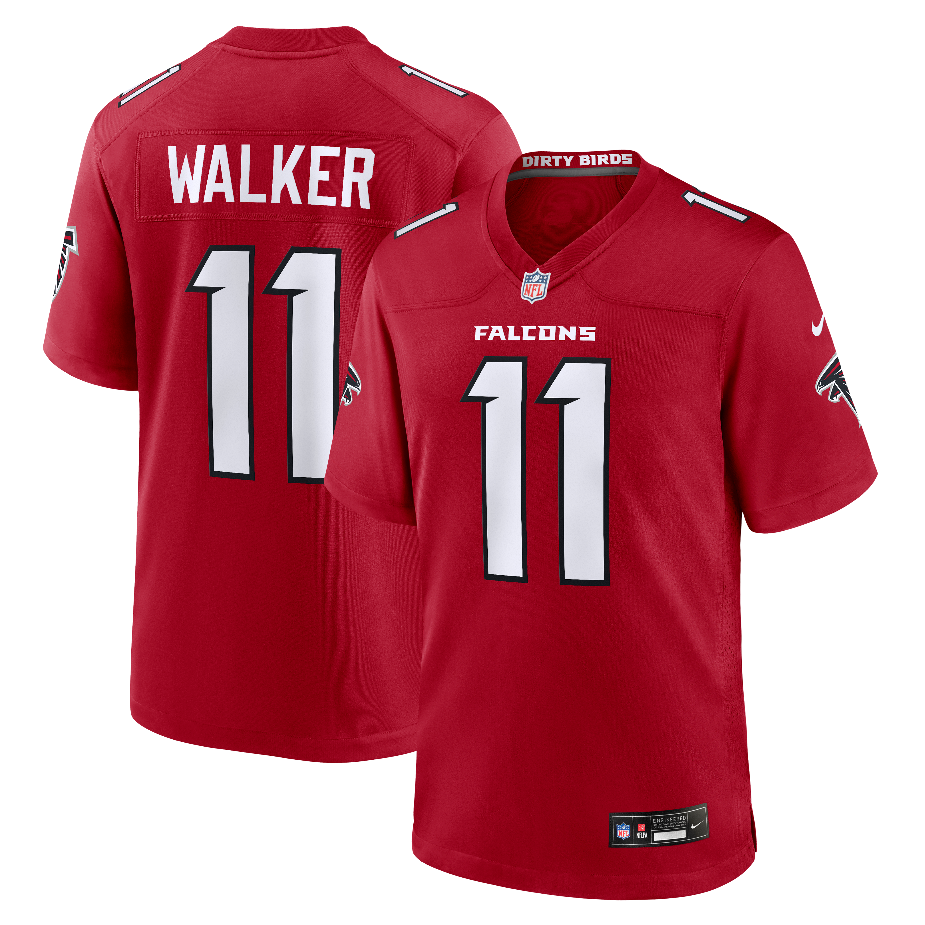 Jalon Walker Atlanta Falcons Game Jersey - Red