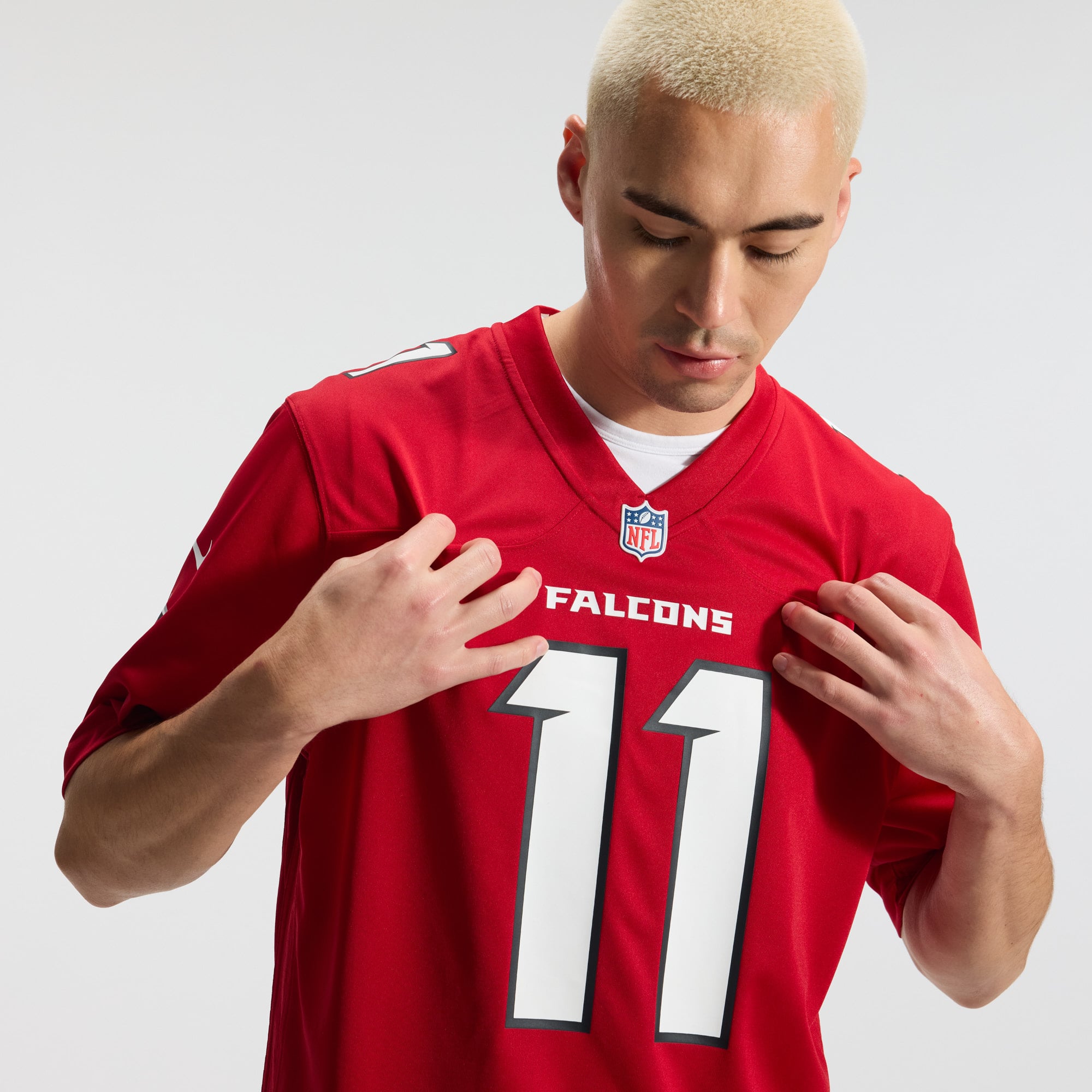 Jalon Walker Atlanta Falcons Game Jersey - Red - Image 12
