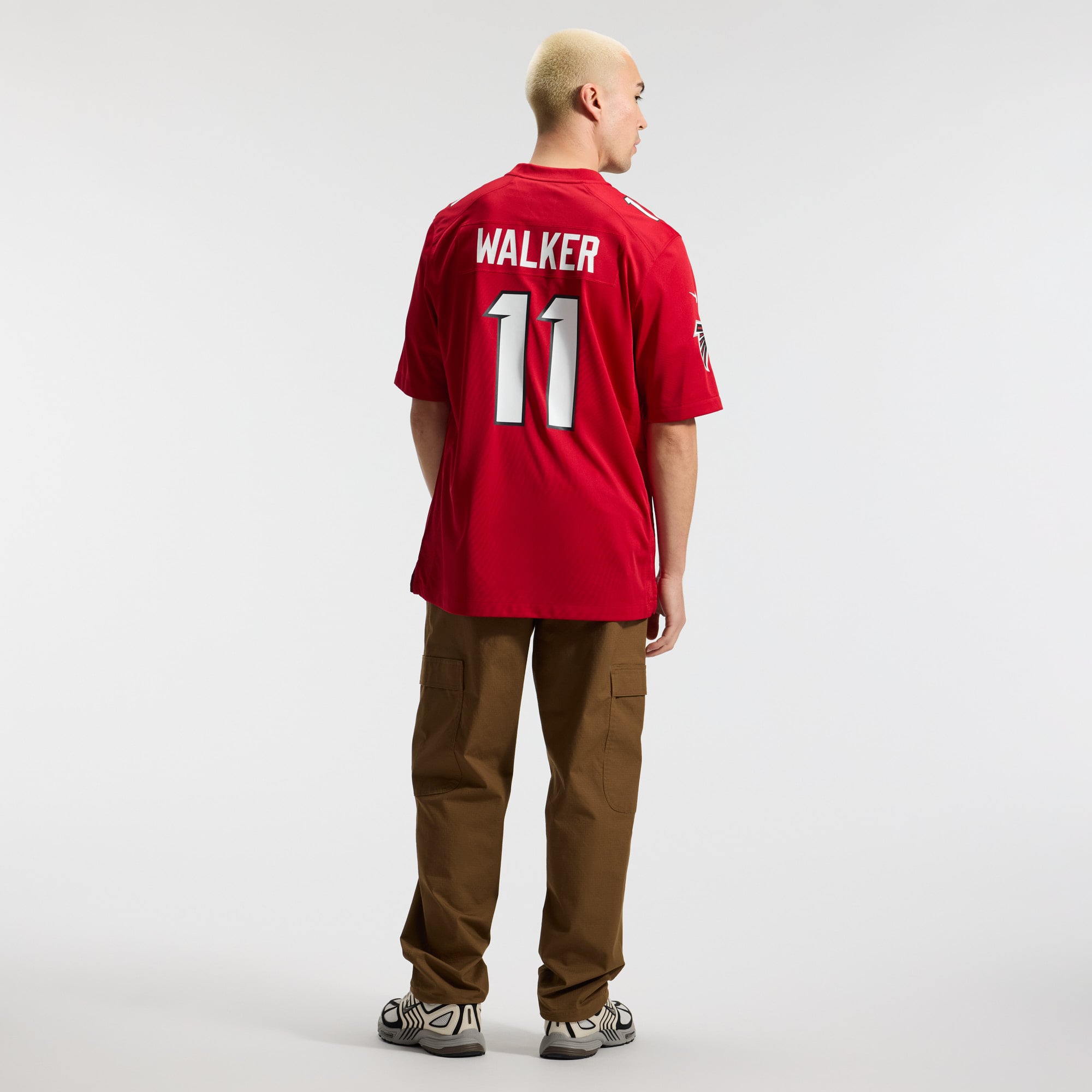 Jalon Walker Atlanta Falcons Game Jersey - Red - Image 7